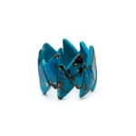 Organic Tagua Jewelry Trini Bracelet in Turquoise