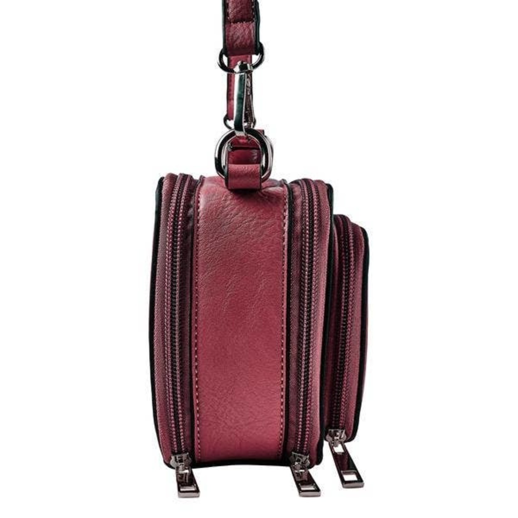 Kelsey Crossbody Satchel in Orange