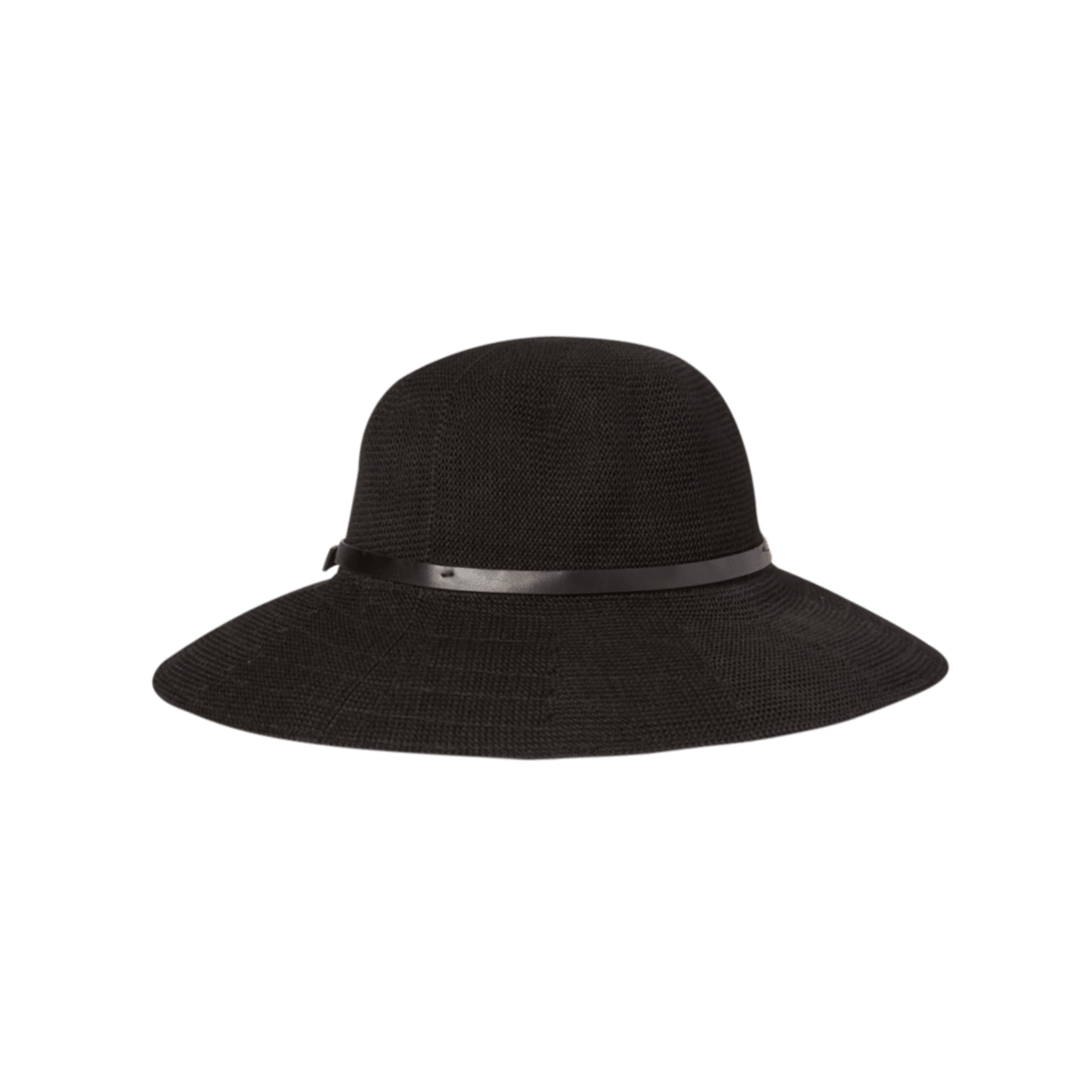 Leslie Wide Brim Hat in Black