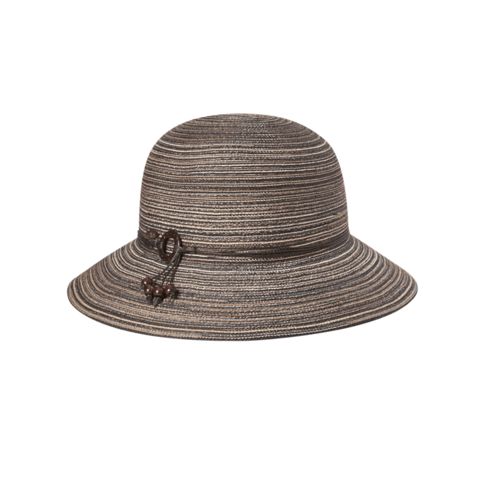 Sophia Short Brim Hat in Chocolate