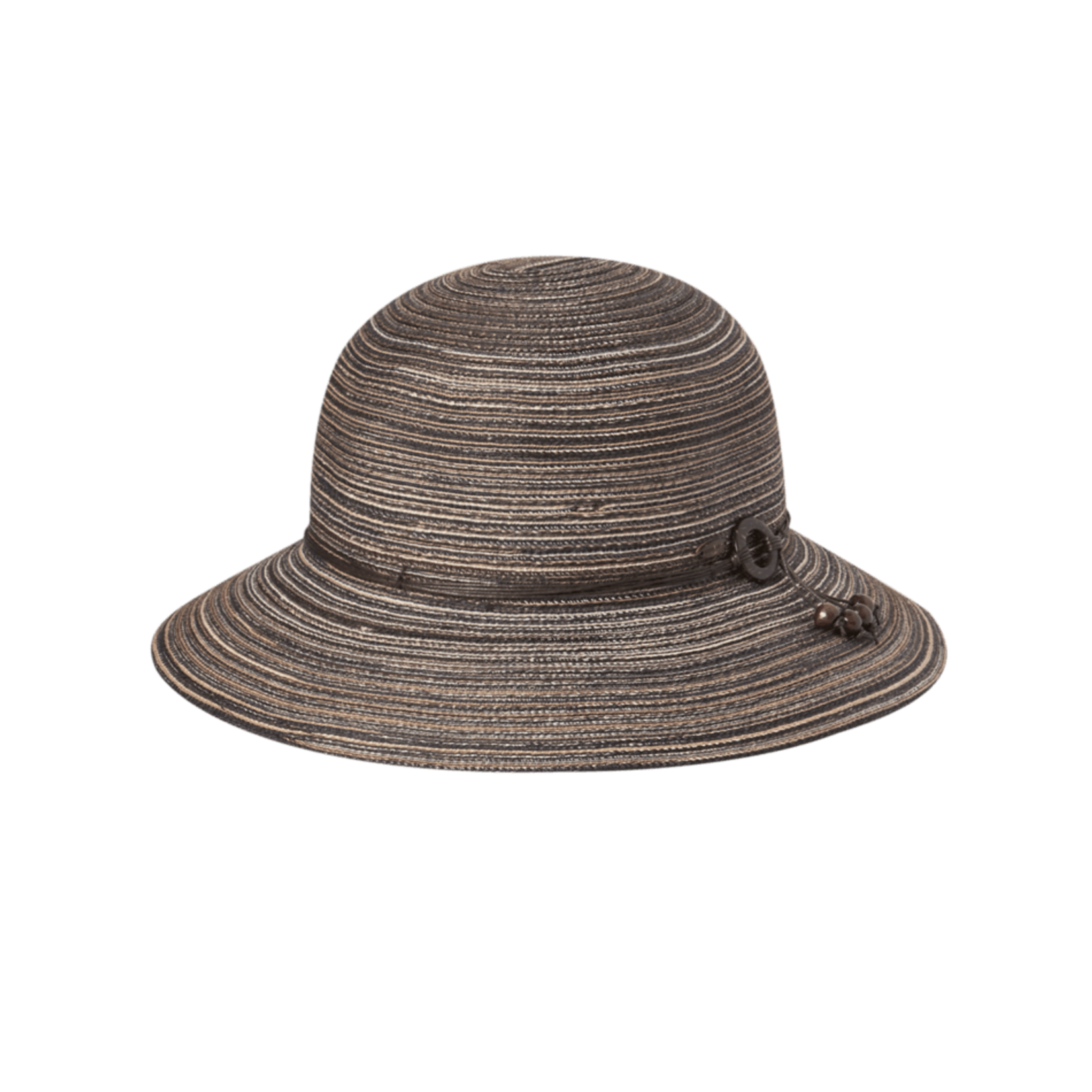 Sophia Short Brim Hat in Chocolate