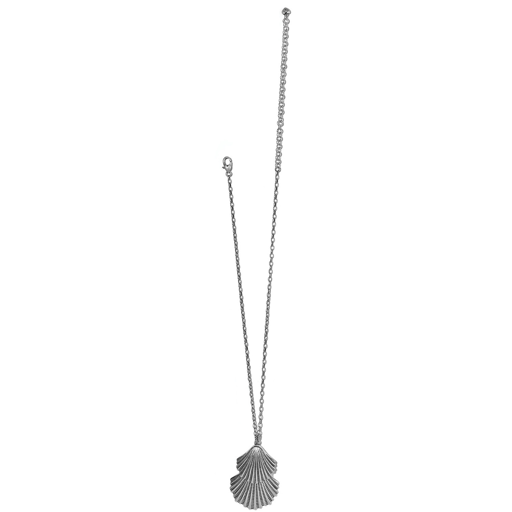 Brighton Silver Shells Two Tier Necklace - Silver, OS