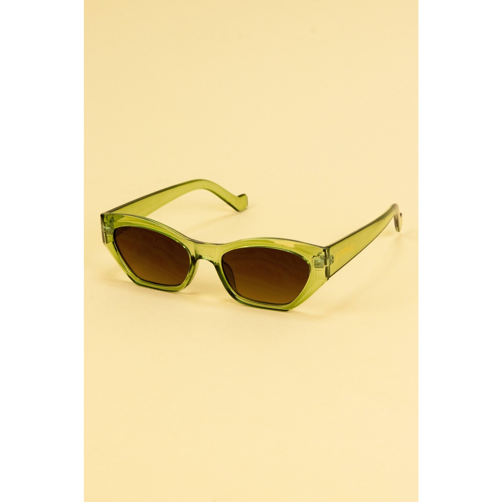 Powder Harlow Sunglasses in Forest Green