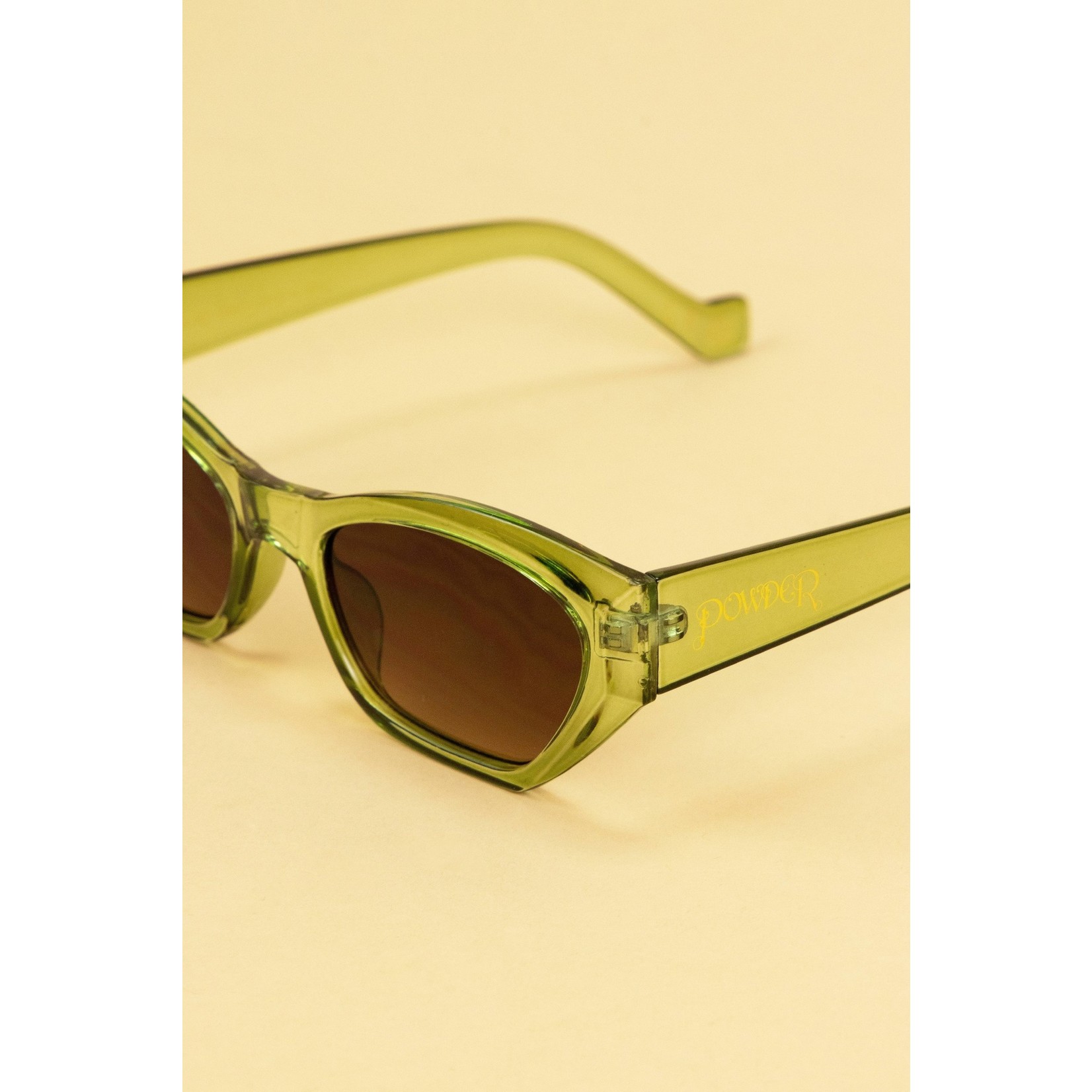 Powder Harlow Sunglasses in Forest Green