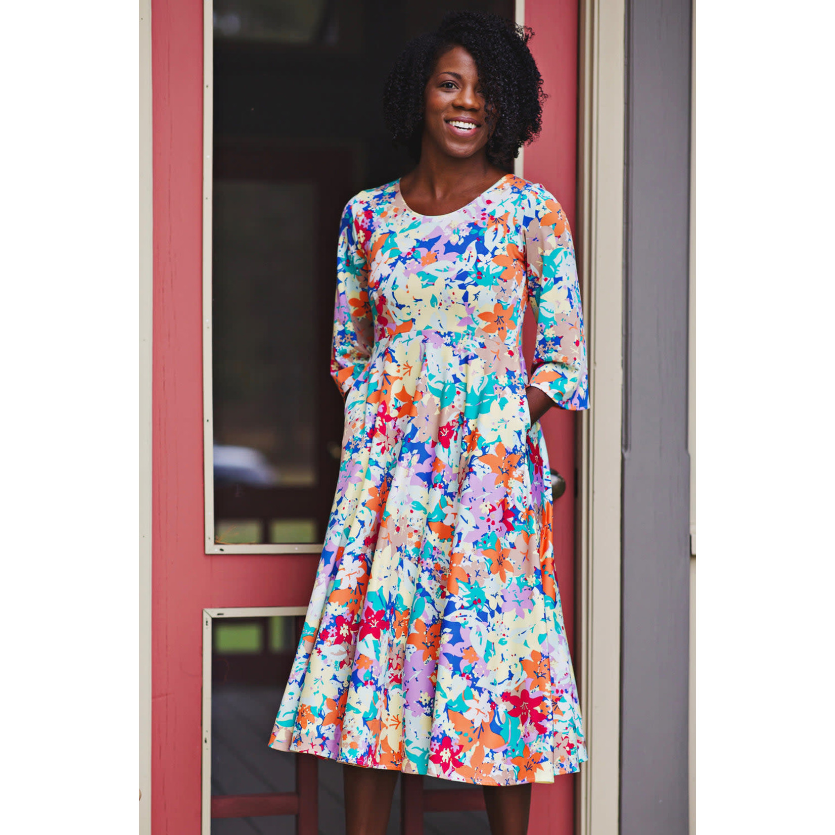 Emily Dress in Bees Knees