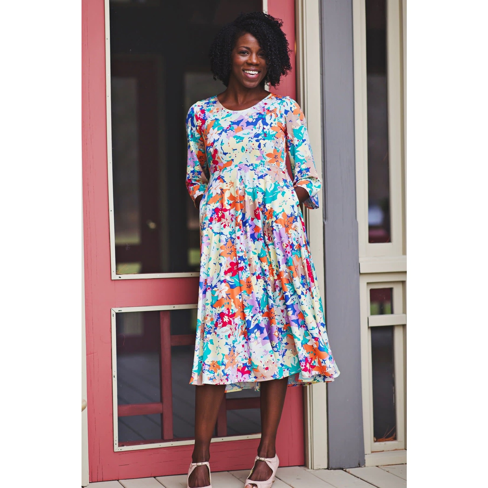 Emily Dress in Bees Knees