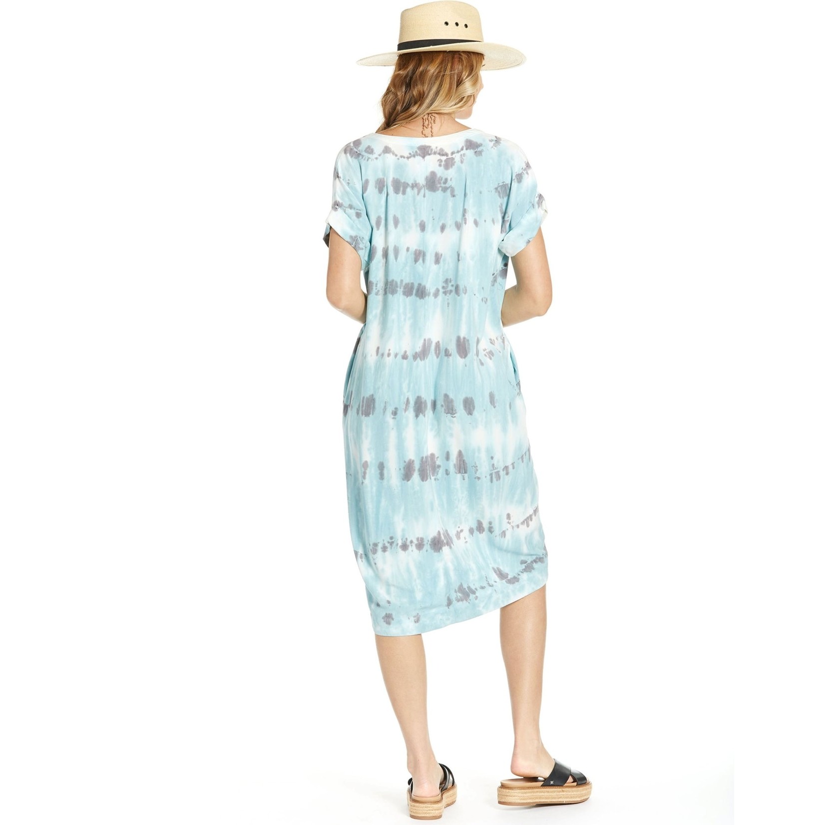 River & Sky Baja Caftan Dress in Still Water
