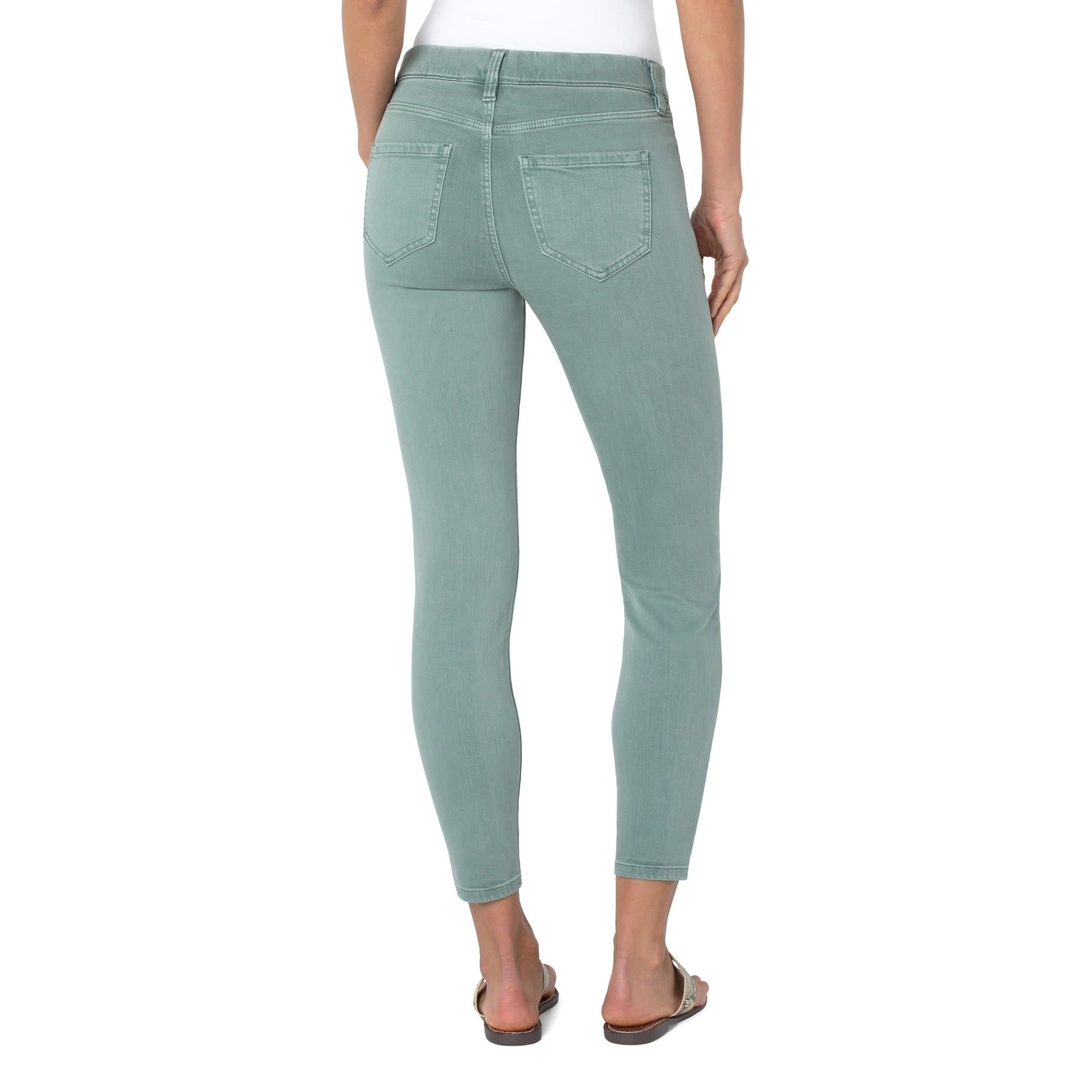 Liverpool Gia Glider Ankle Skinny 28” Jean in Sage Green