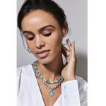 Brighton Pebble Turquoise & Pearl Necklace