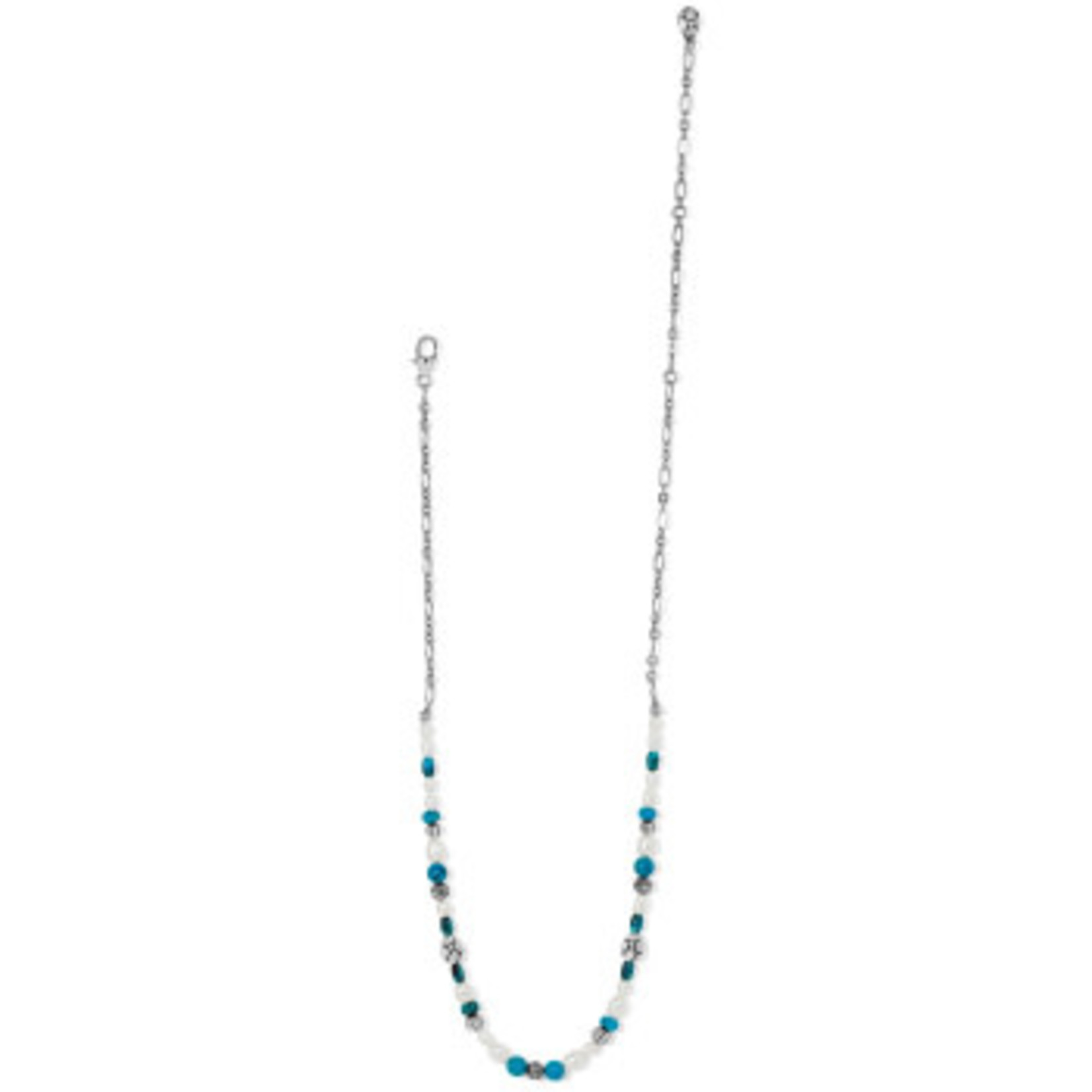 Brighton Pebble Turquoise & Pearl Necklace