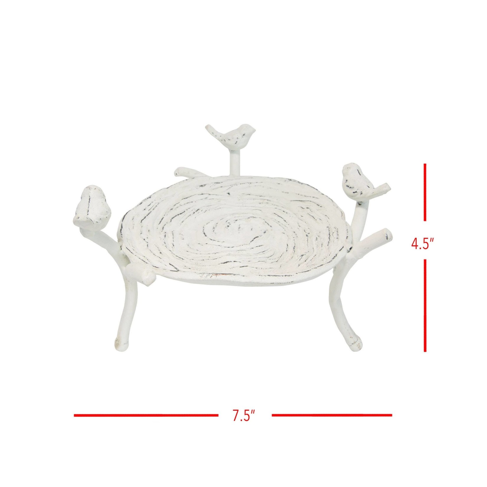 Foreside Home and Garden Flora Bird Nest Trinket/Candle Tray