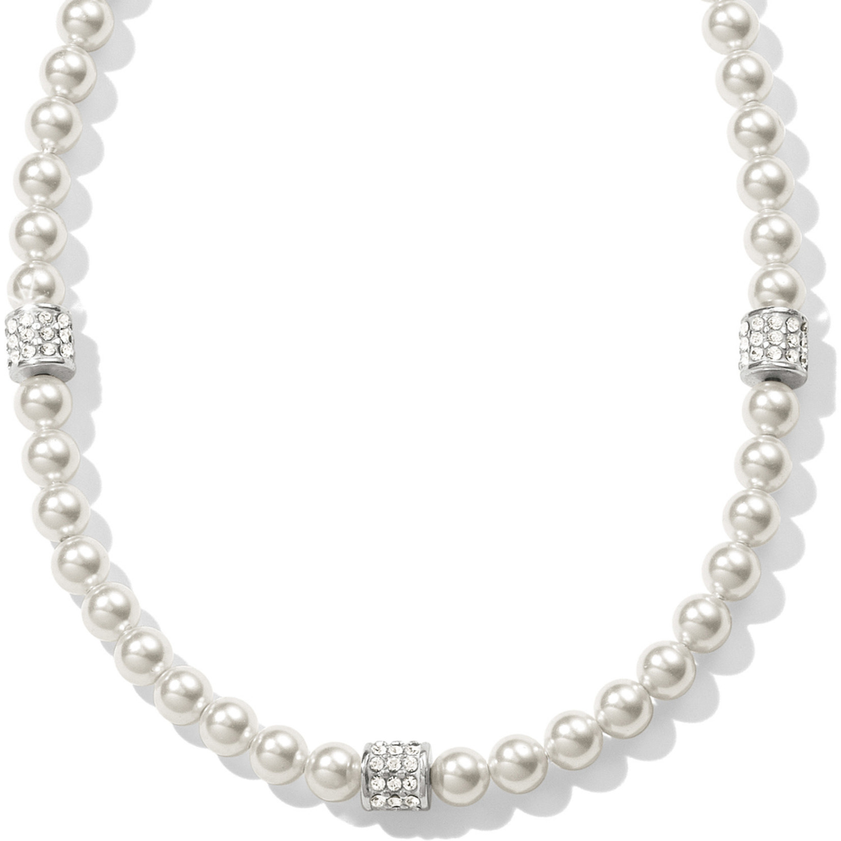 Brighton Meridian Petite Pearl Station Necklace