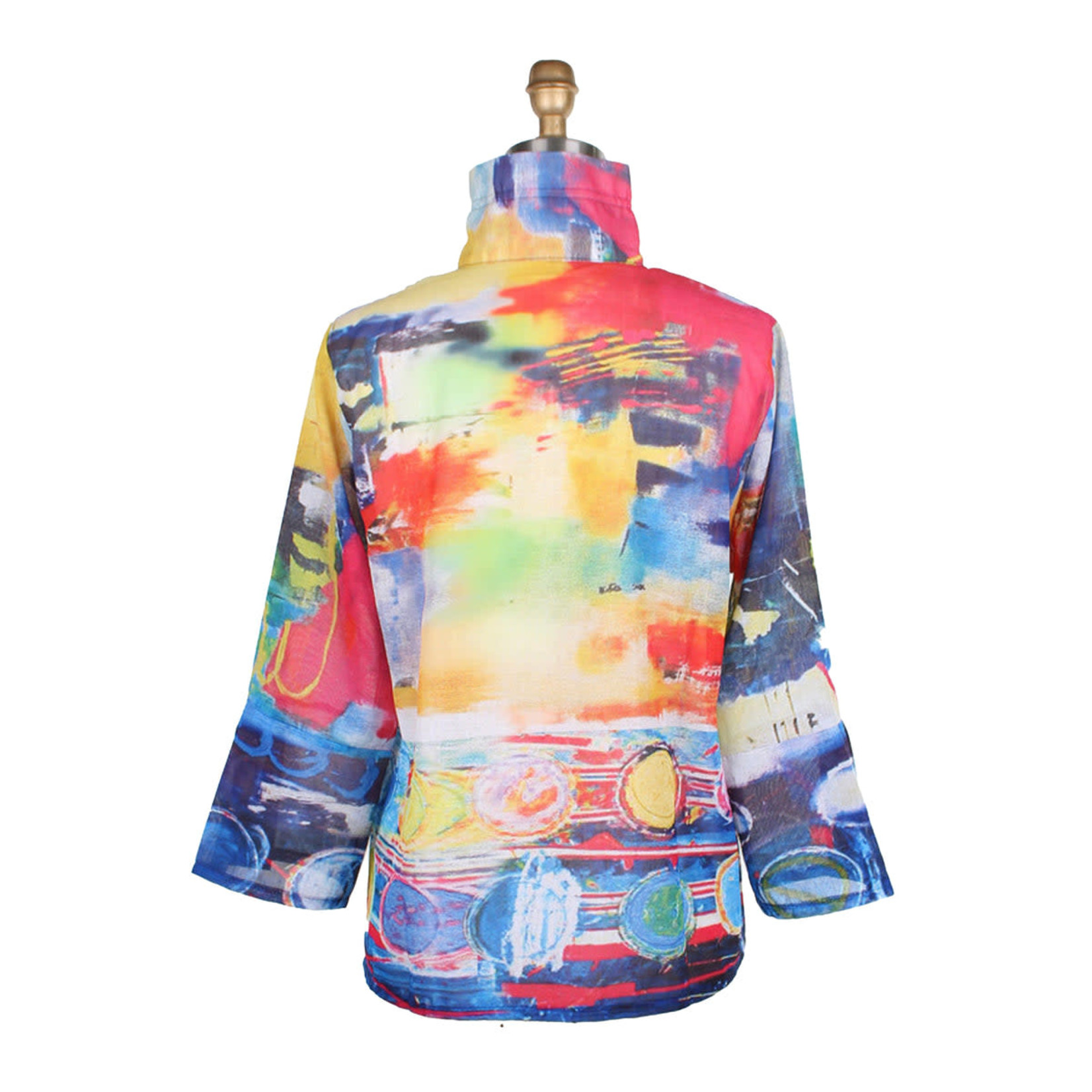 Damee Abstract Art Jacket in Multi