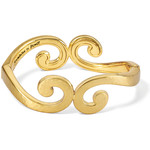 Brighton Royale Brushed Gold Hinged Bangle