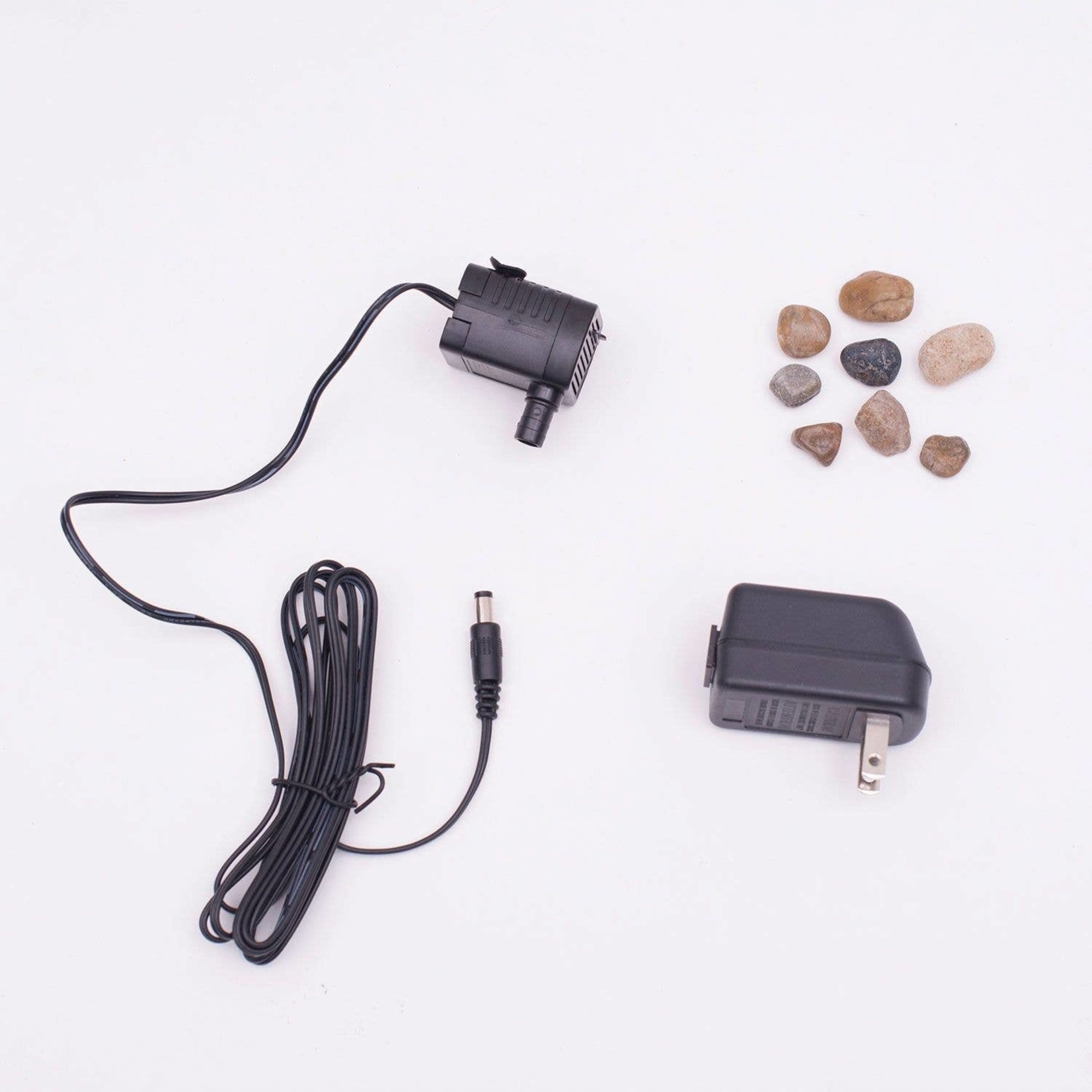 Sparrow On Leaf Fountain