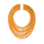 Zenzii Layered Rope Necklace in Honey