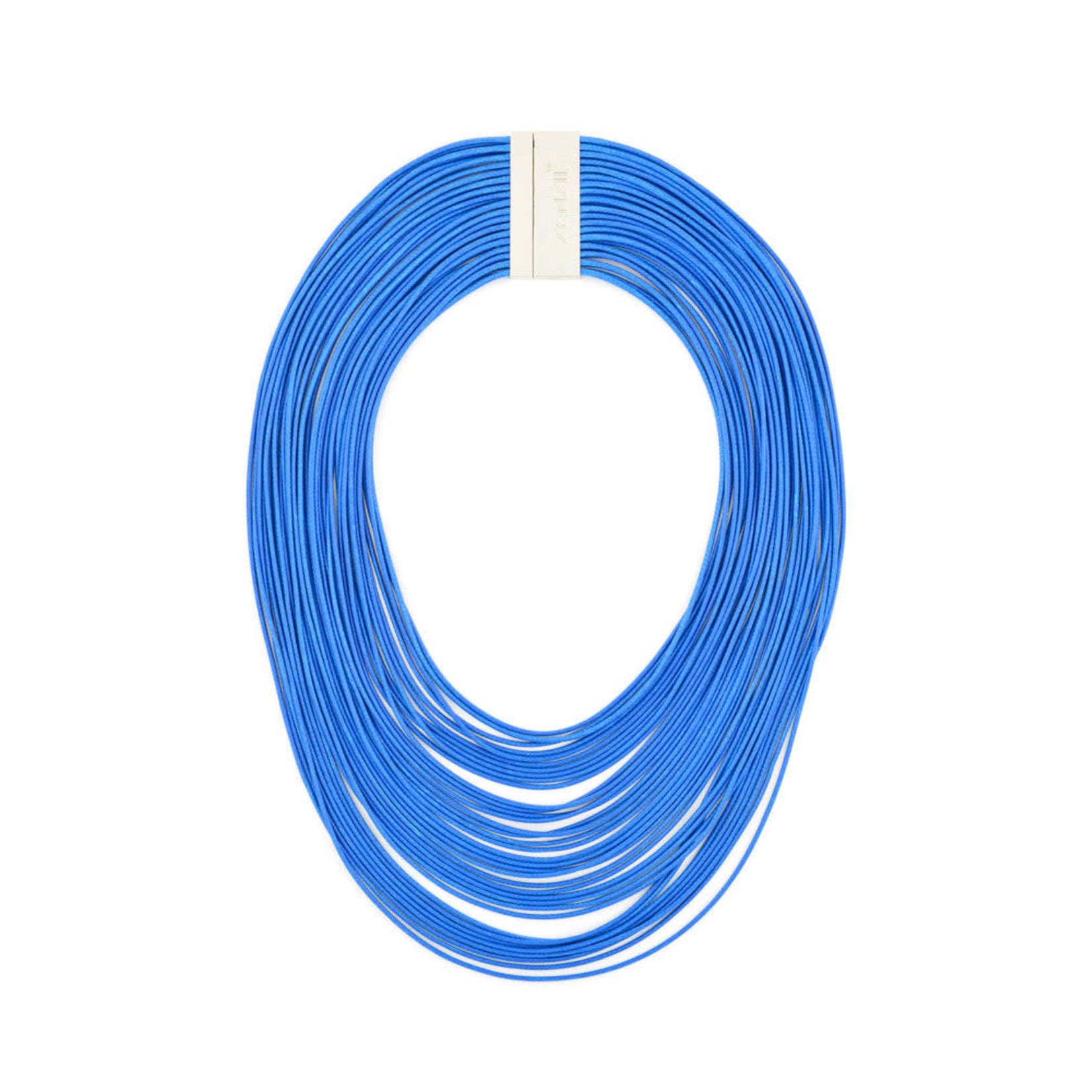 Zenzii Layered Rope Necklace in Cobalt