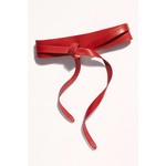 ADA Original Leather Wrap Belt in Red