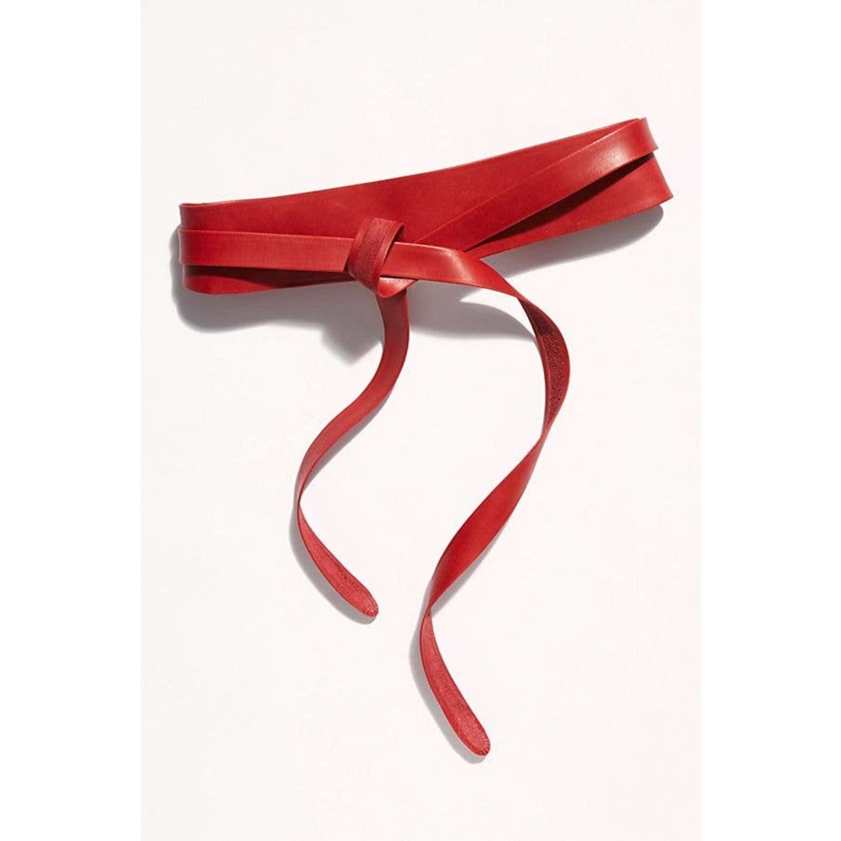 ADA Original Leather Wrap Belt in Red