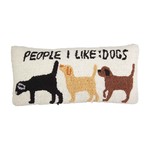 People I Like: Dogs Hooked Pillow