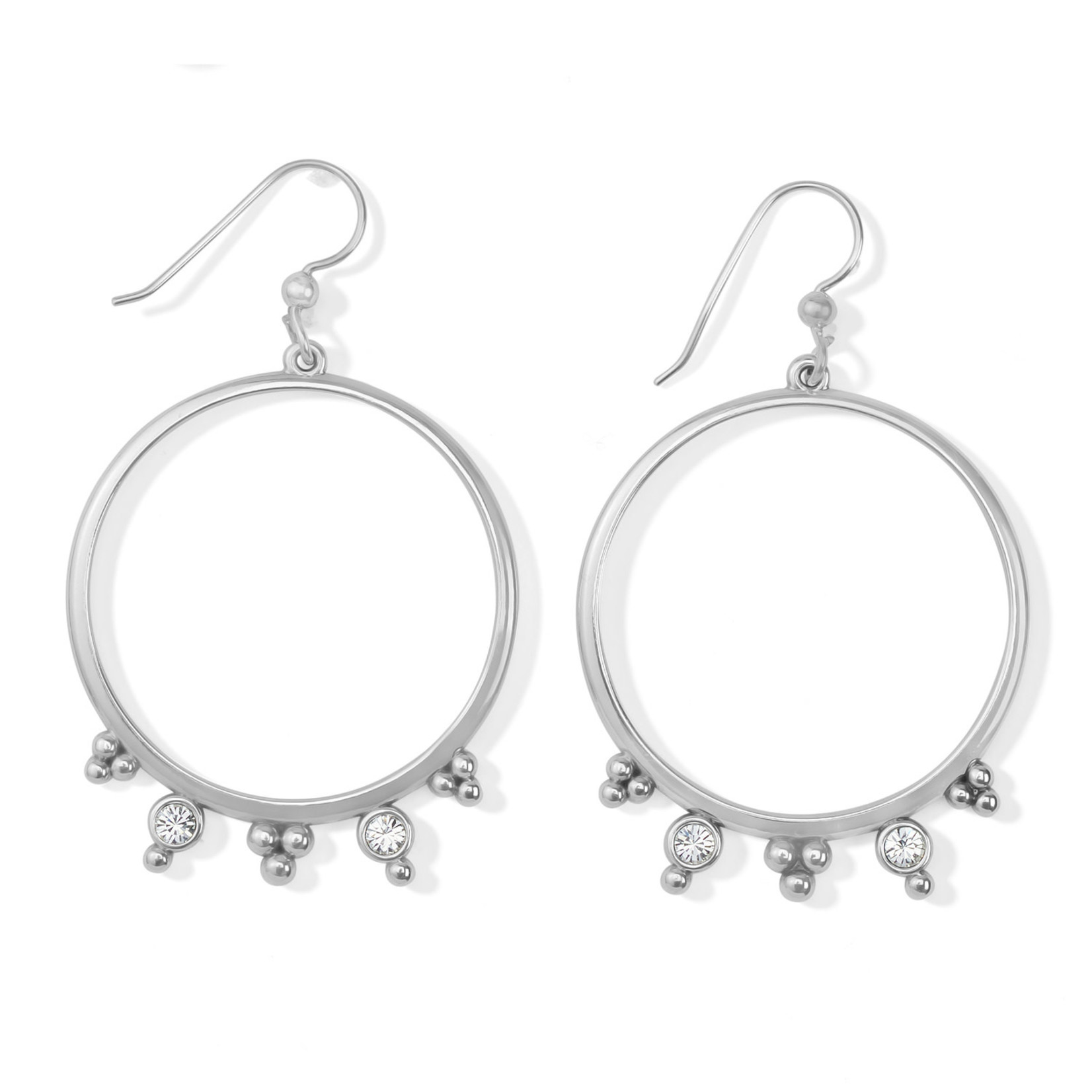 Brighton Twinkle Granulation Round French Wire Earrings