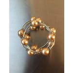 Sea Lily Champagne Shell Pearl Wrap Bracelet