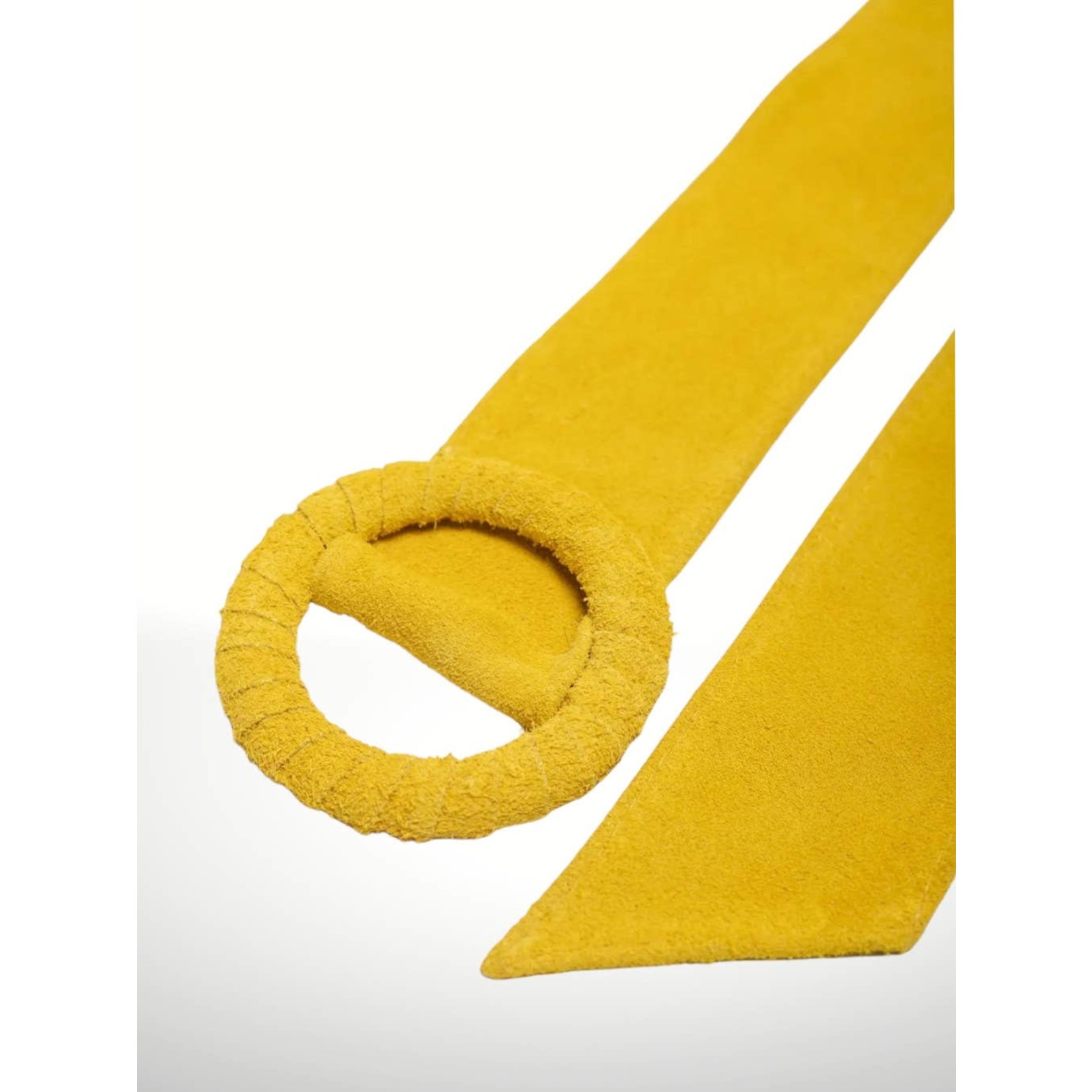 Italian’s Leather Serraje Nivea Leather Belt in Yellow
