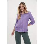 FDJ Pigment Dyed Shirt in Purple