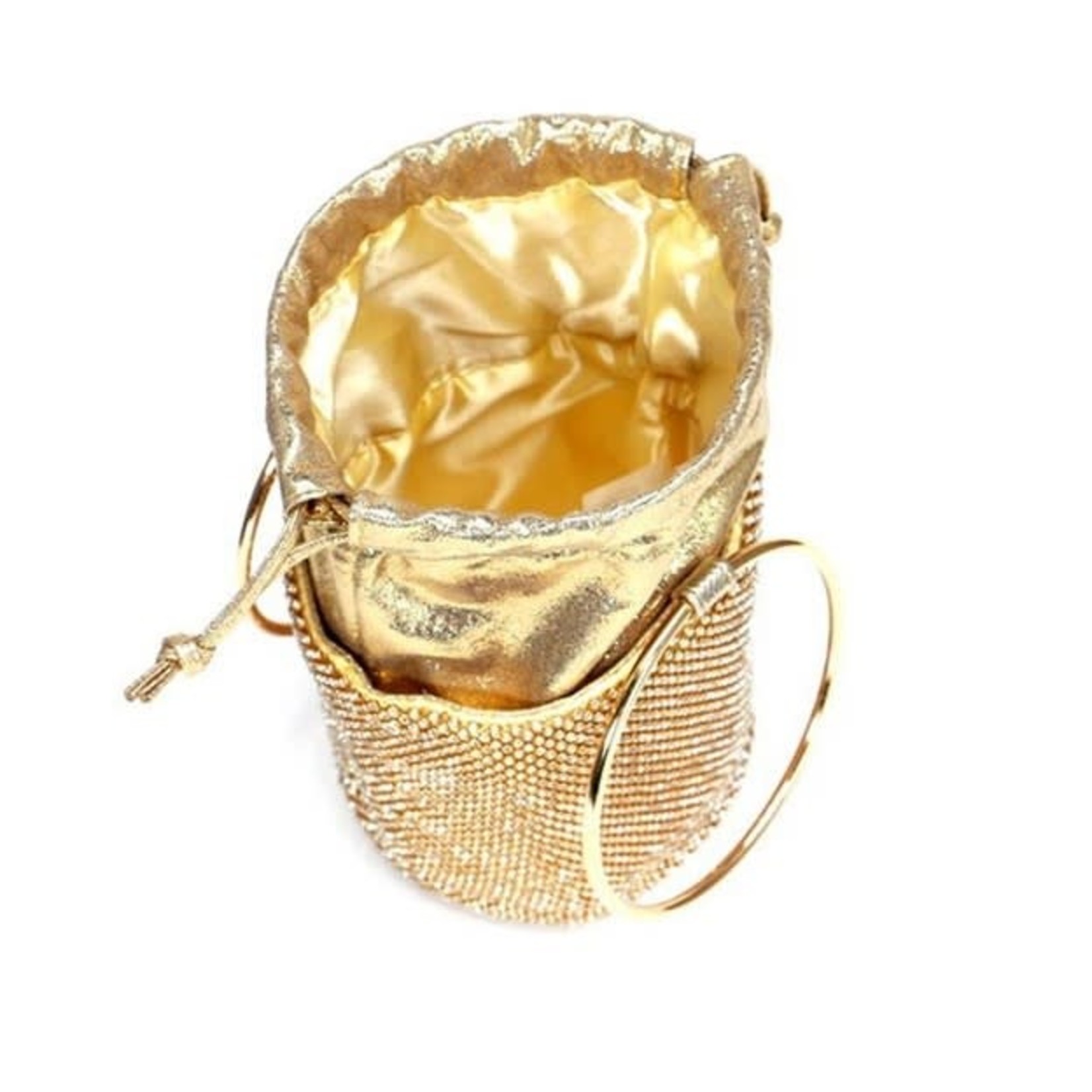 Korelo Bucket Bag in Metallic Gold