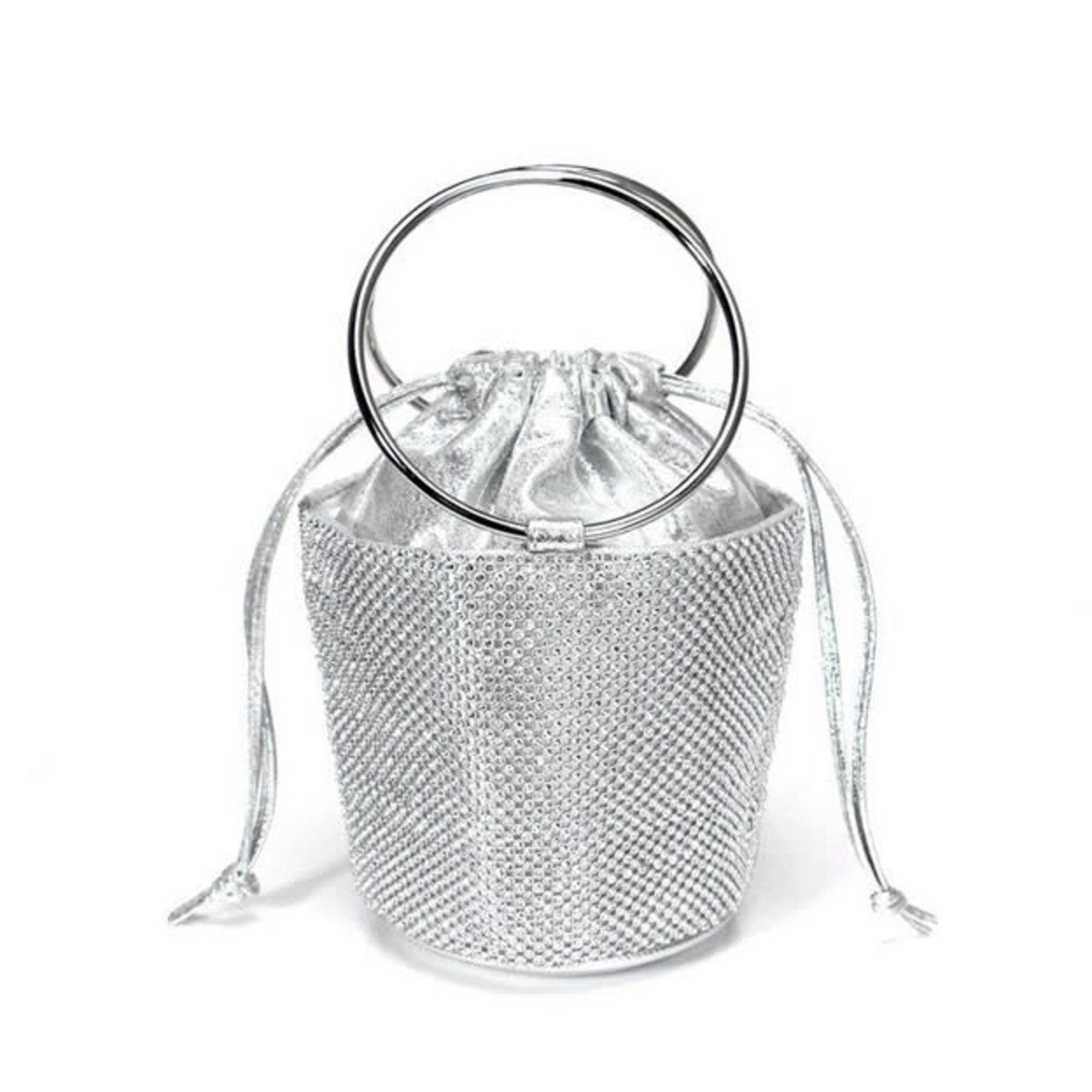 Korelo Bucket Bag in Metallic Silver