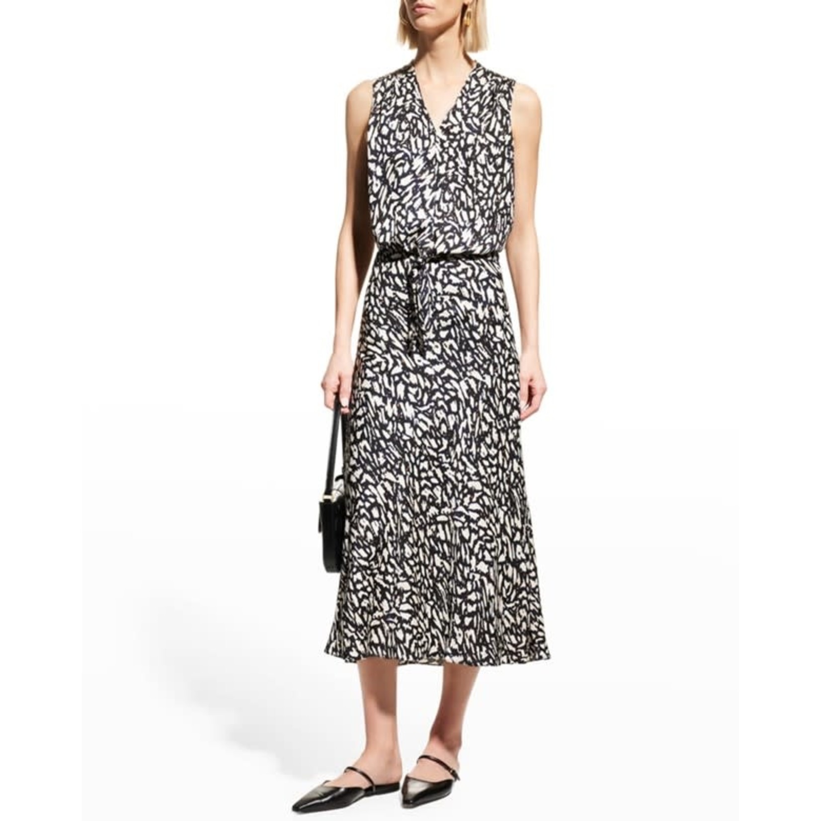 Textured Night Skirt in Black Multi