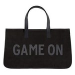 Black Canvas Game On Tote