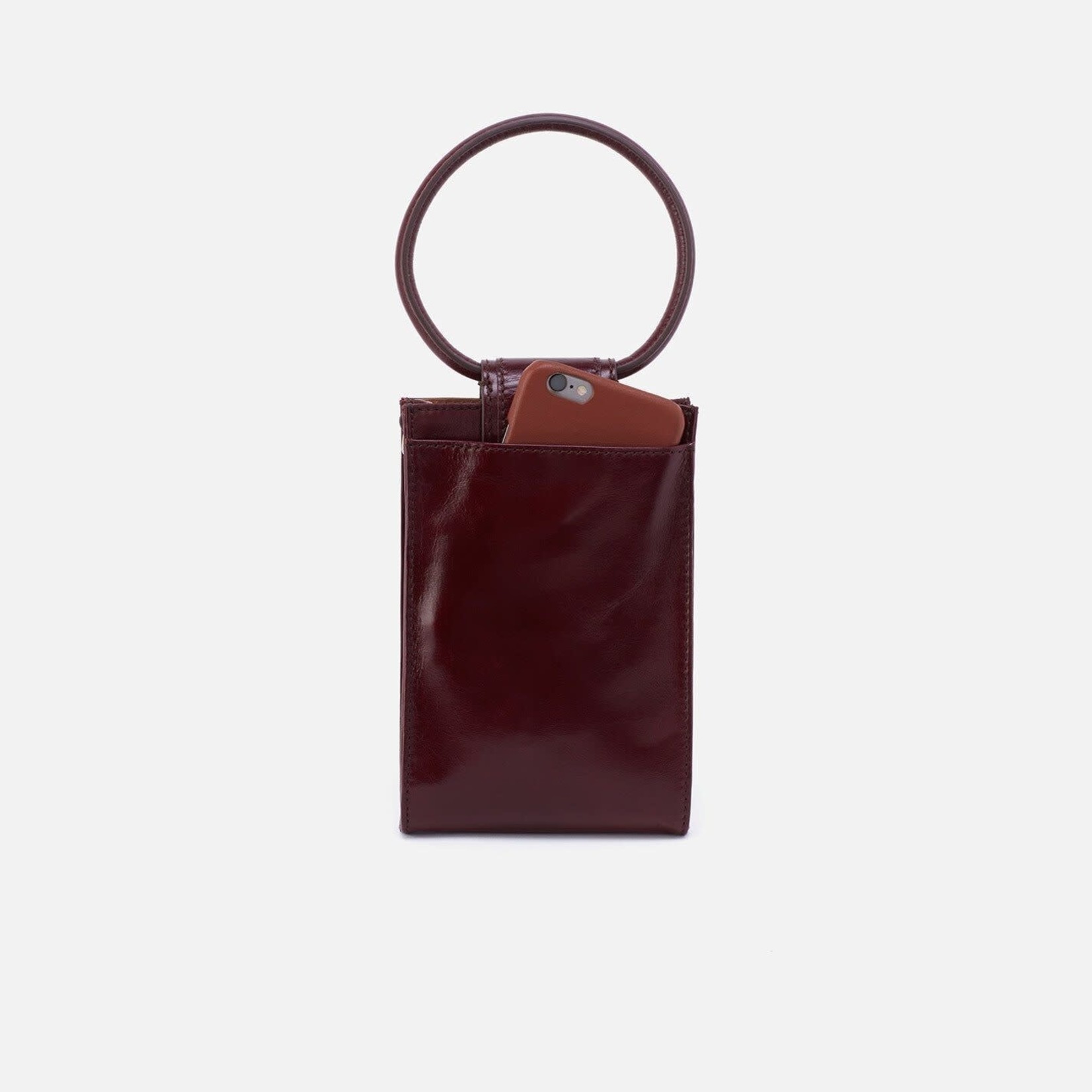 HOBO Sheila Merlot Vintage Hide Leather Phone Bag/Crossbody