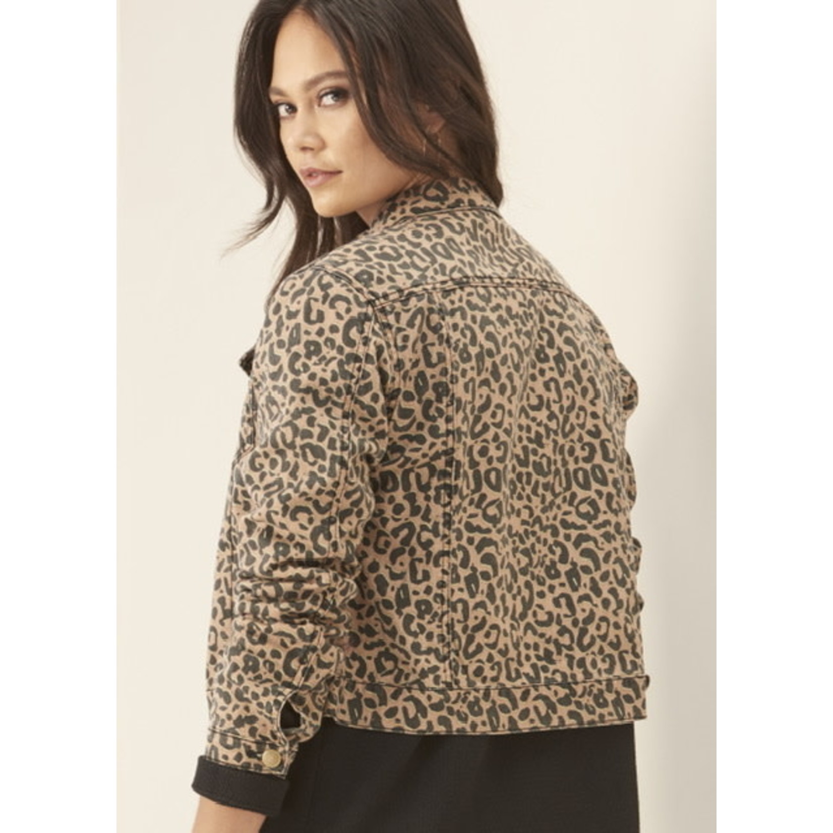 Perfectly Leopard Jean Jacket