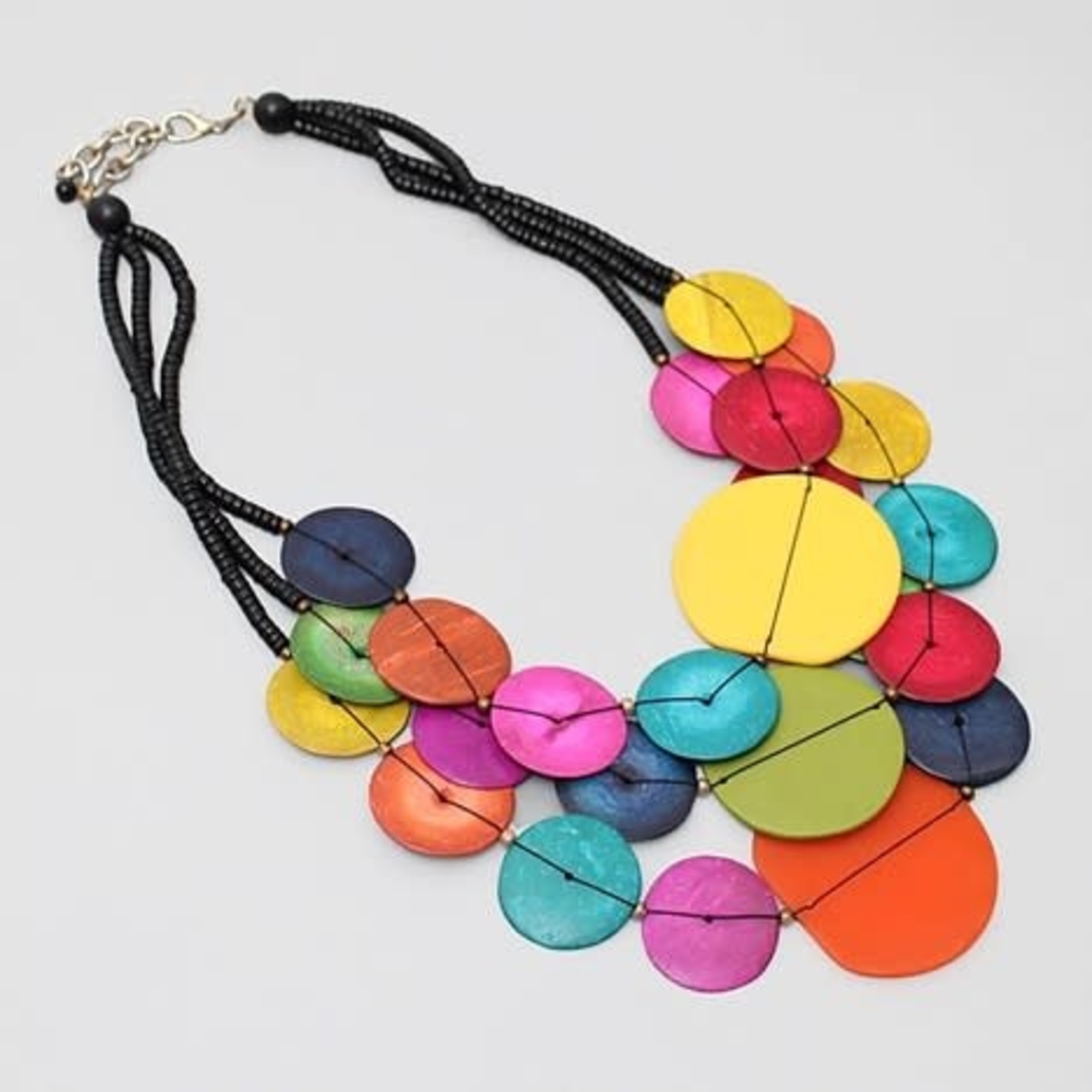 Multi Color Eclipse Necklace