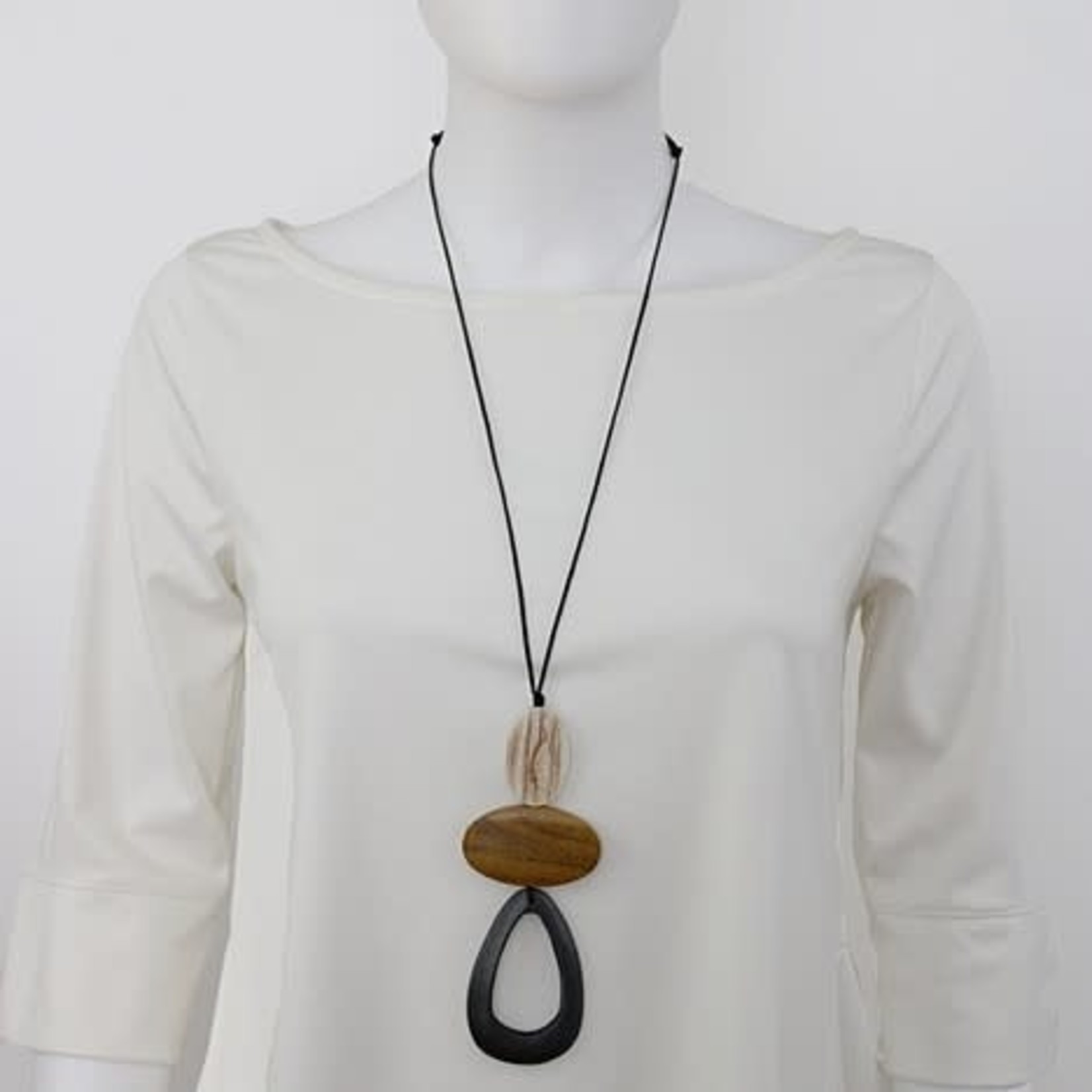 Grey Calia Pendant Necklace