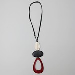 Red Calia Pendant Necklace