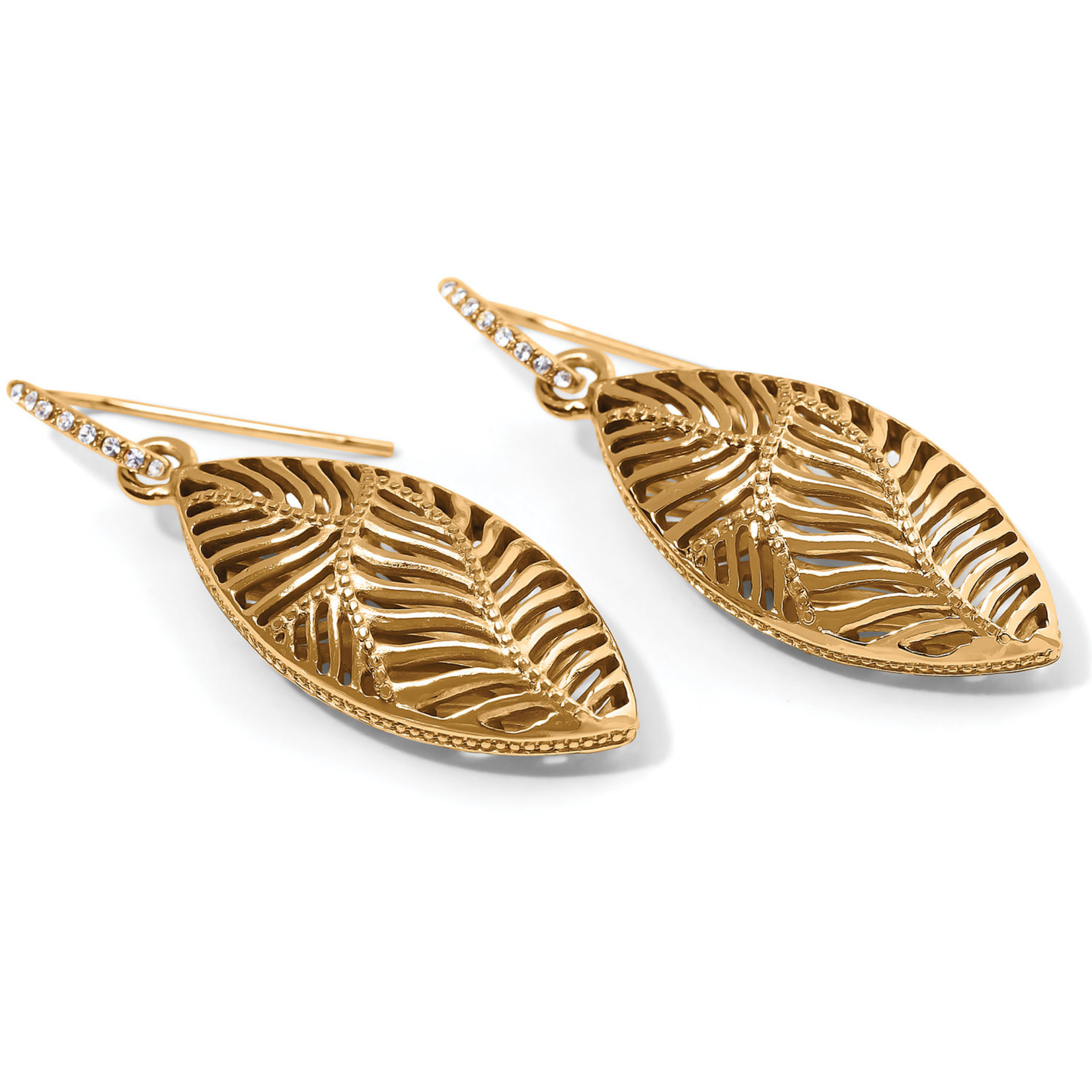 Brighton Palmetto Gold French Wire Earrings