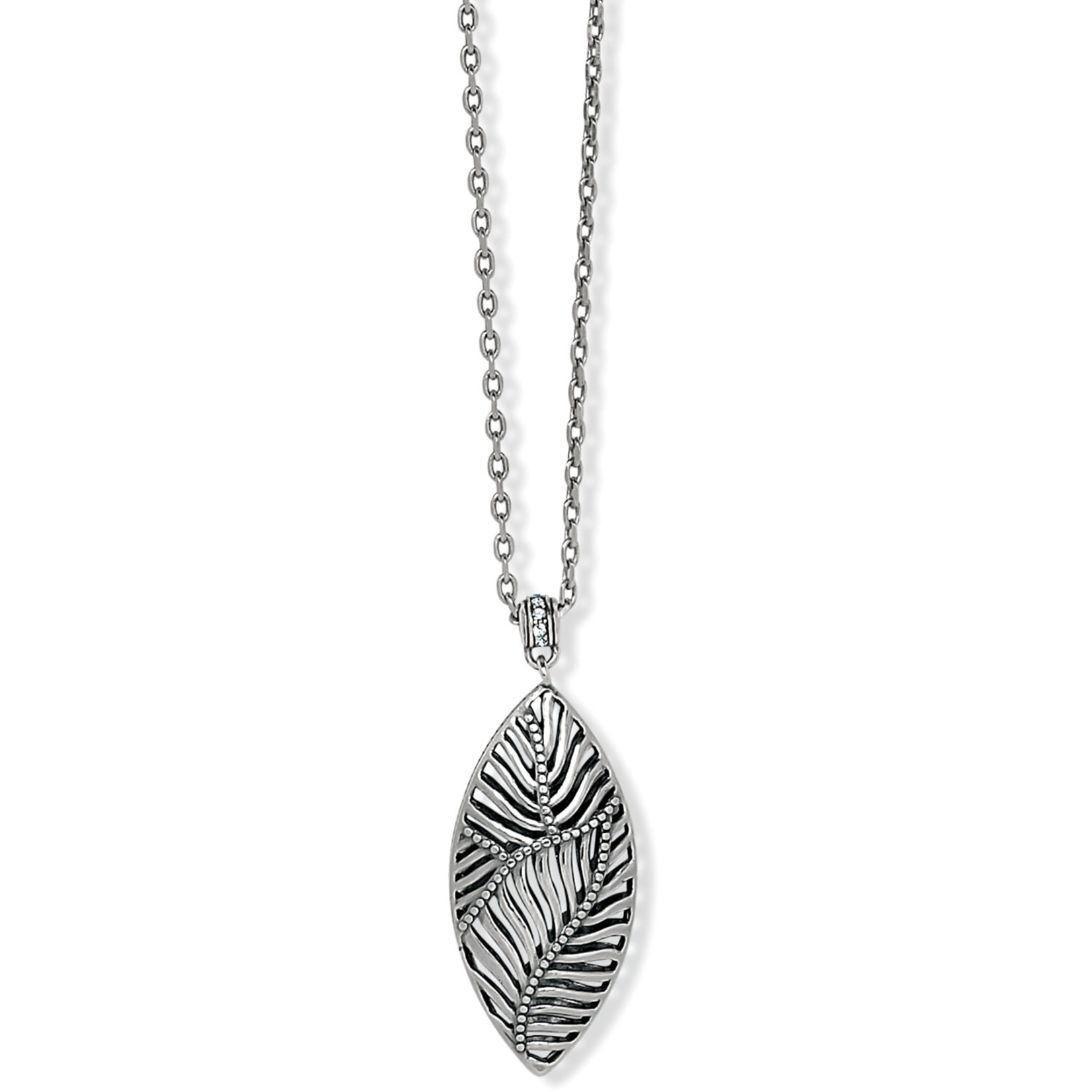 Brighton Palmetto Silver Necklace