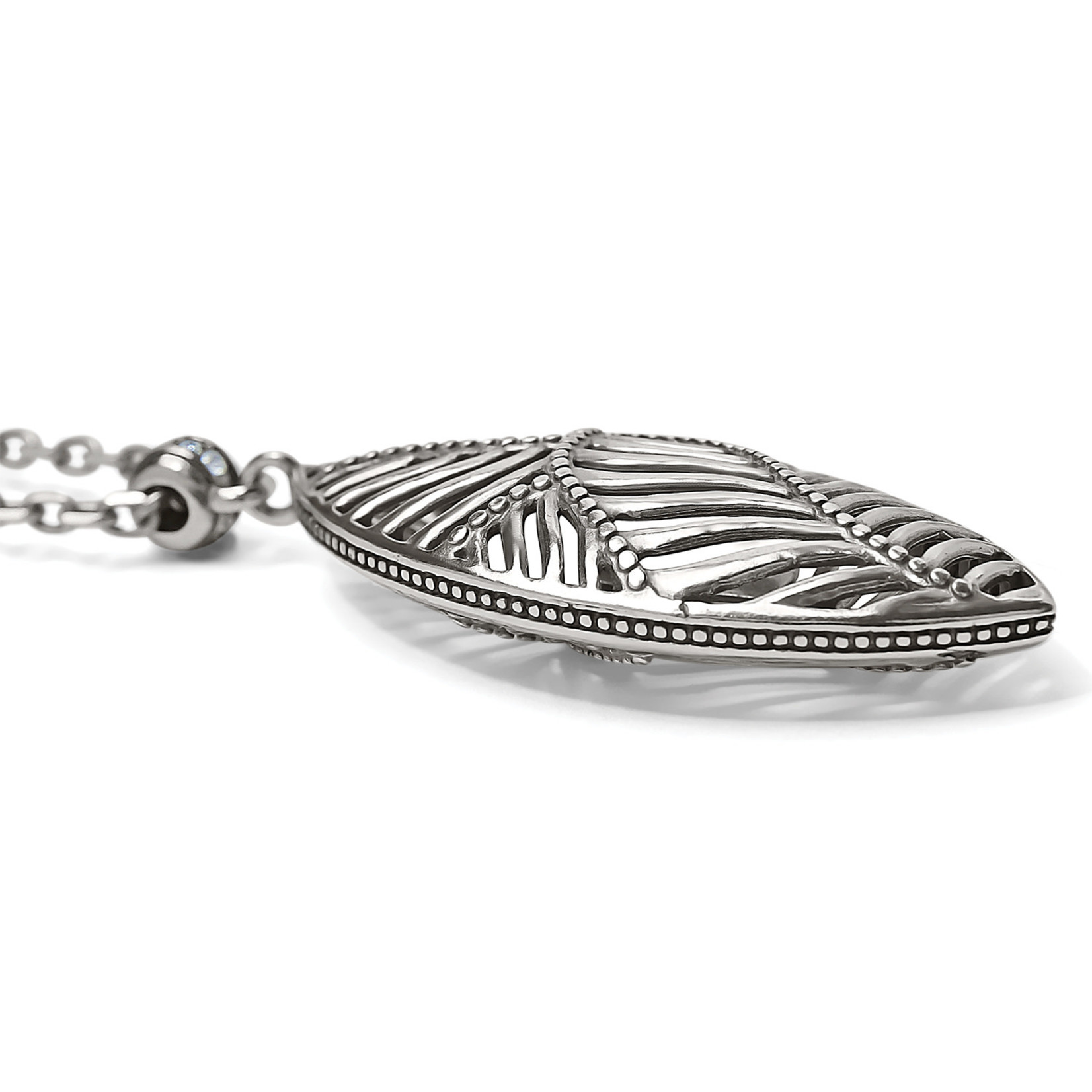 Brighton Palmetto Silver Necklace