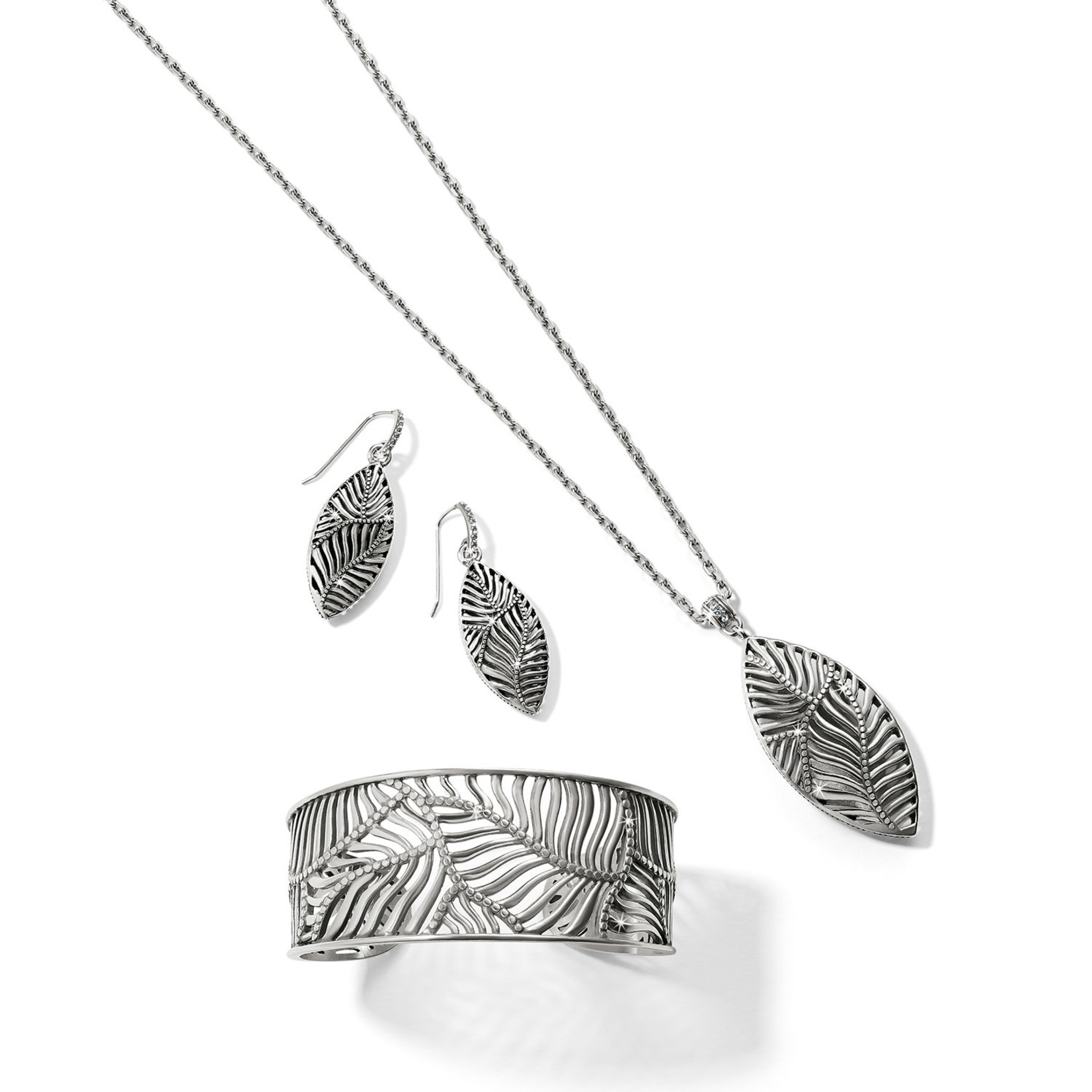 Brighton Palmetto Silver Necklace