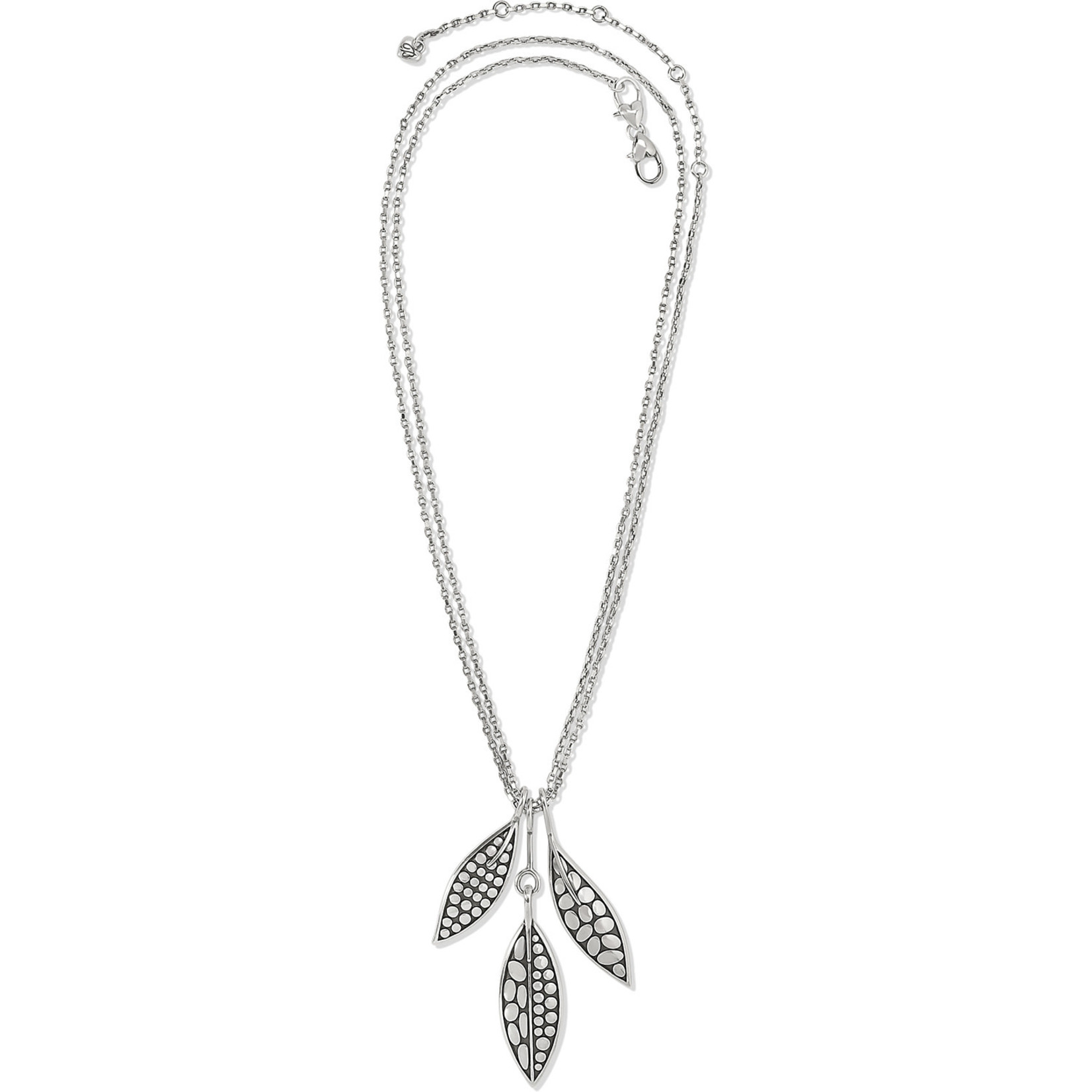 Brighton Pebble Leaf Convertible Trio Necklace