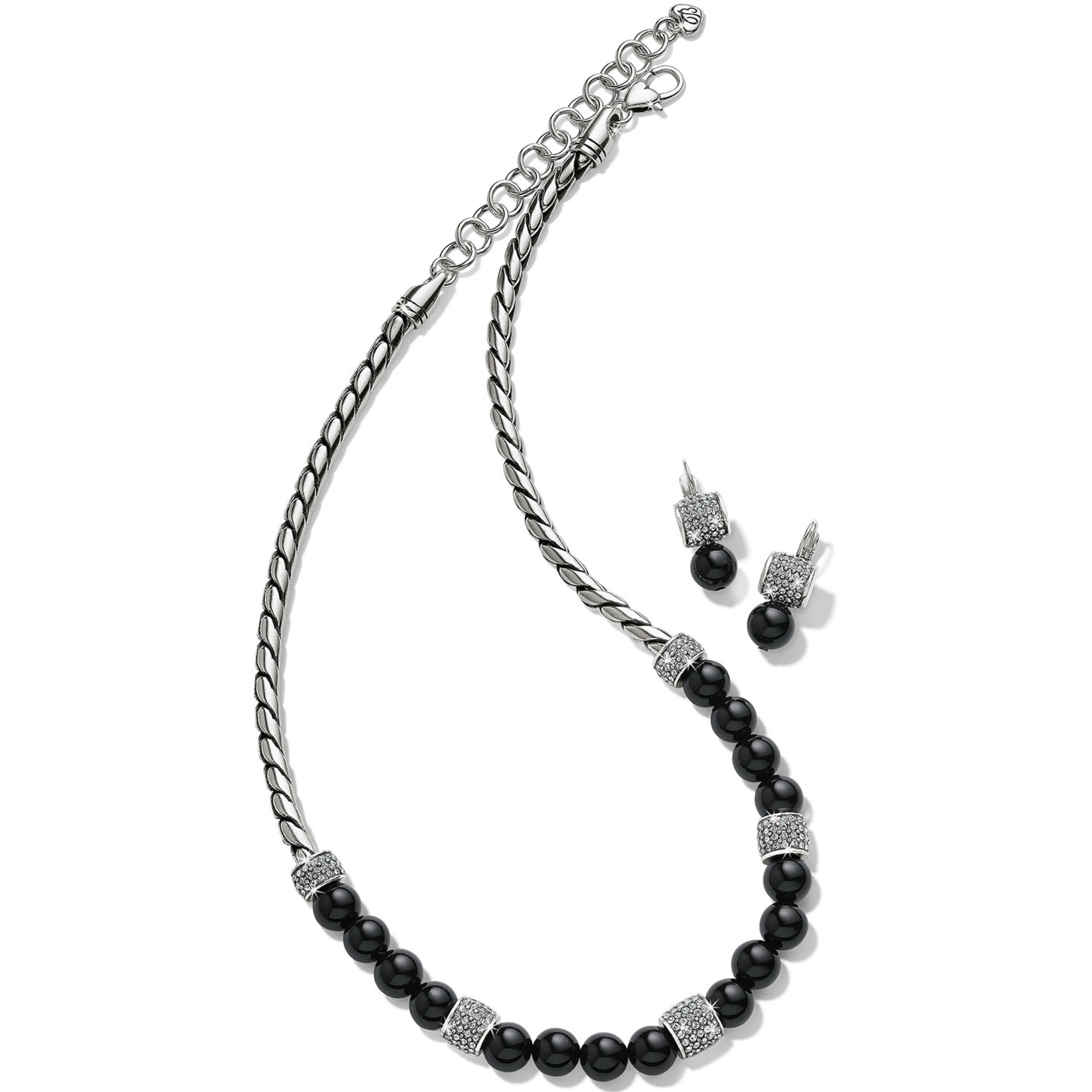 Brighton Meridian Black Bead Necklace