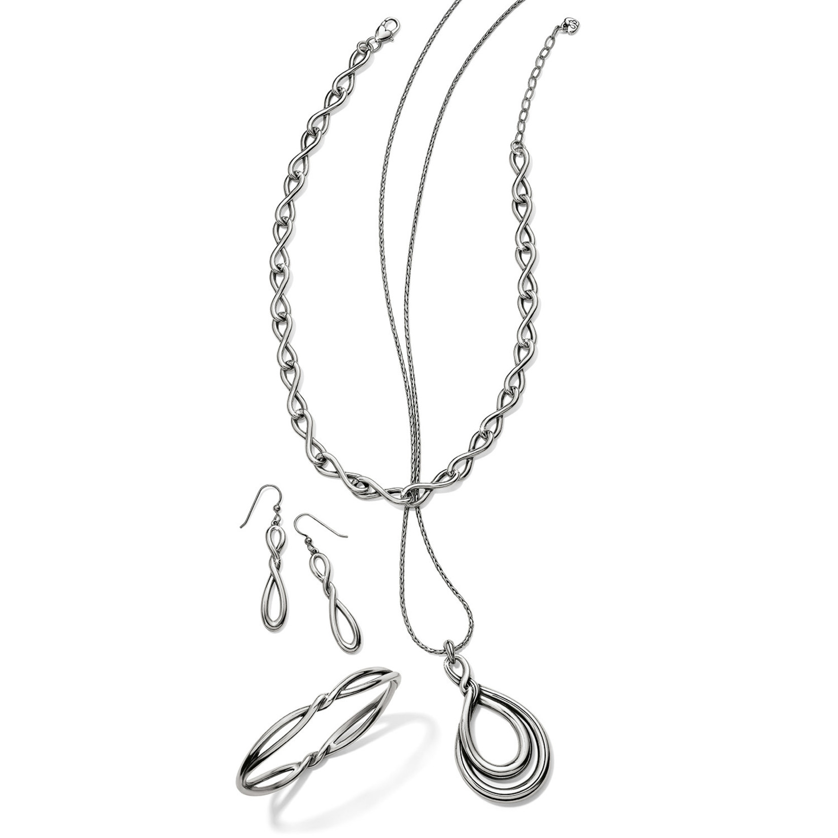 Brighton Interlok Twist Fr Wr Earrings