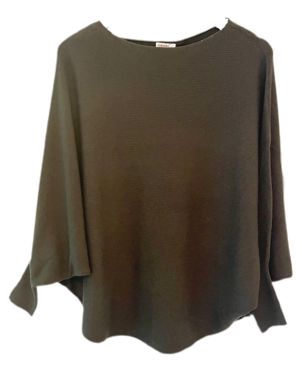 Kerisma Ryu Dolman Knit Sweater in Olive - Molly's Meanderings