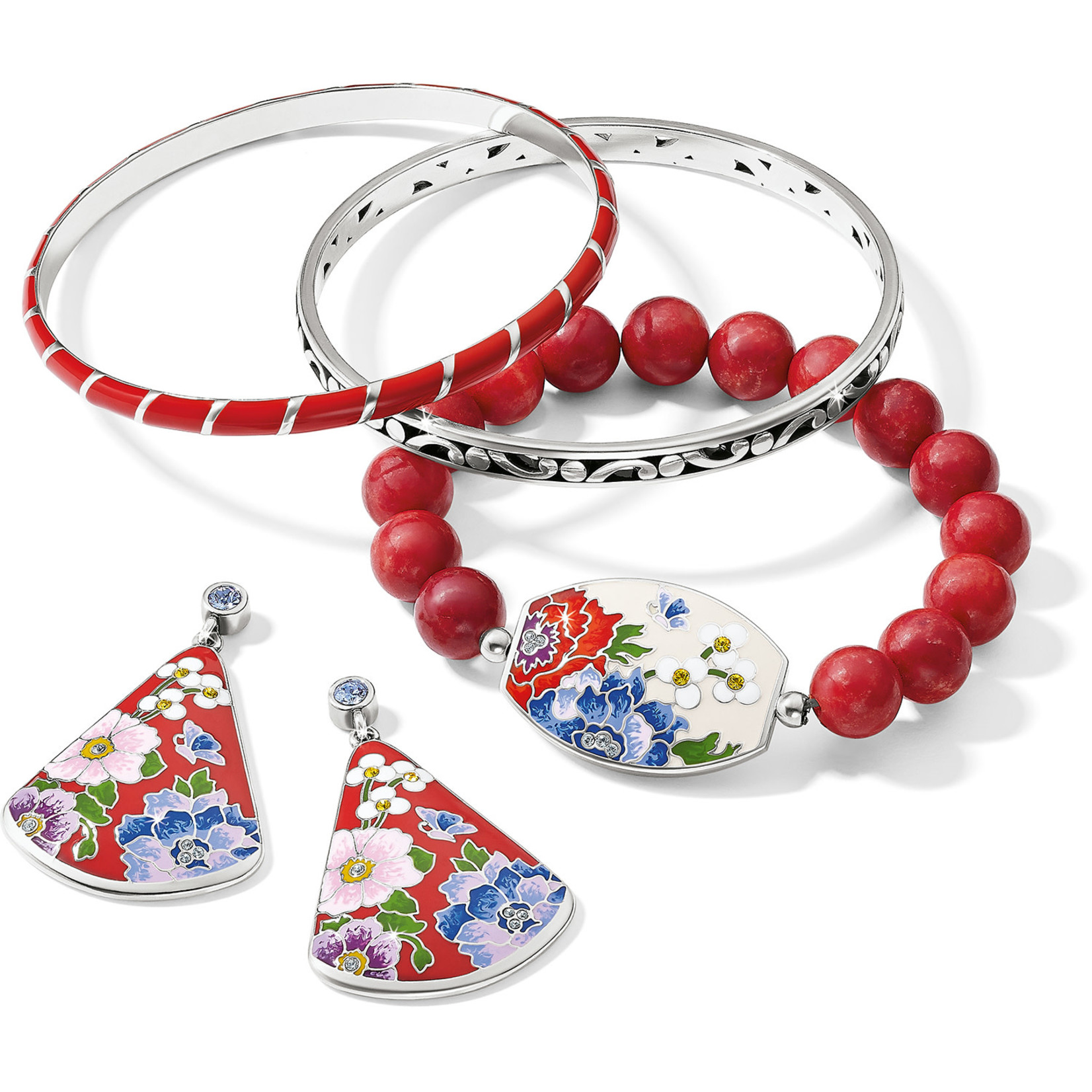 Brighton Blossom Hill Rouge Red Skinny Bangle