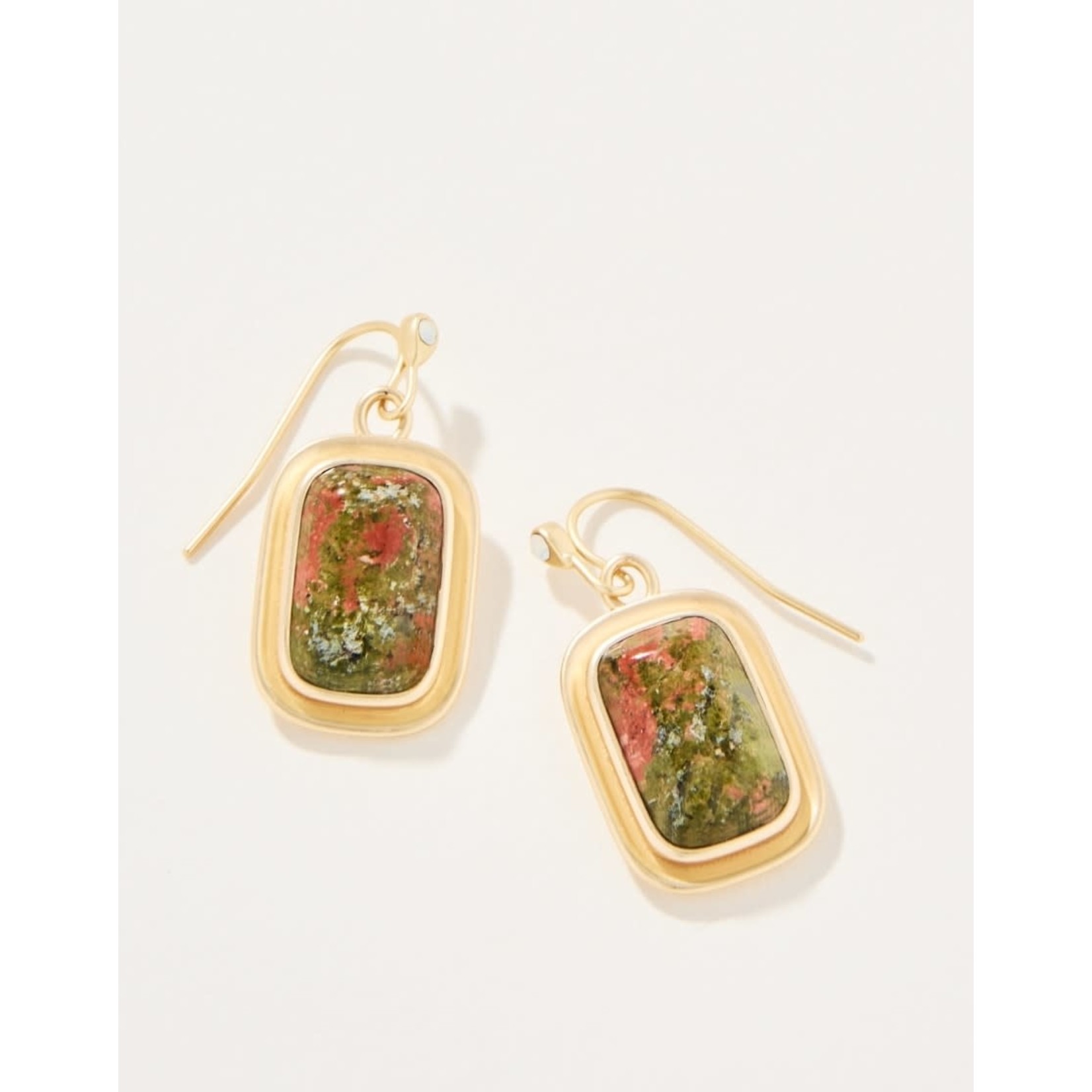 Spartina Stone Drop Earrings Unakite