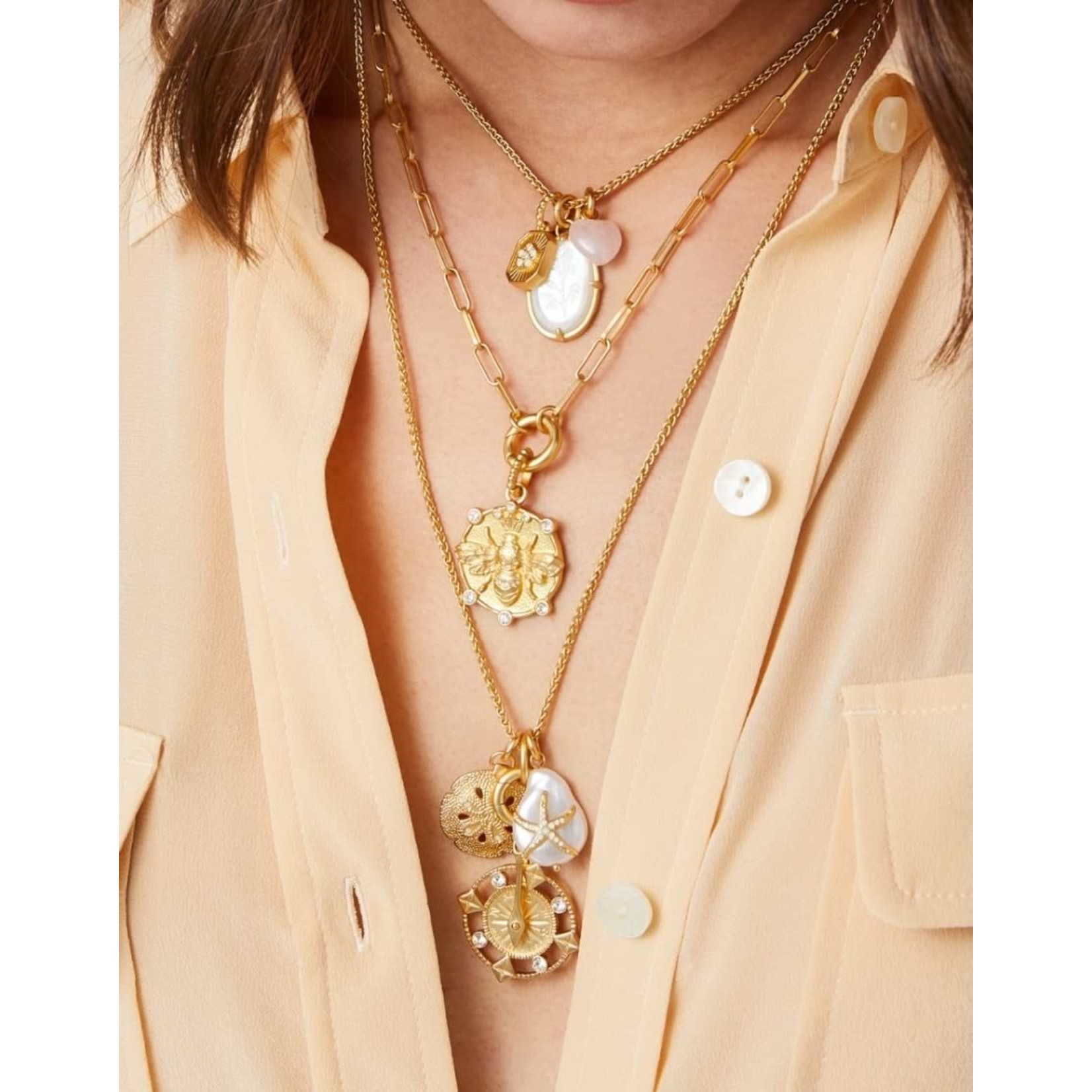 Spartina Beloved Charm Necklace 16-18“