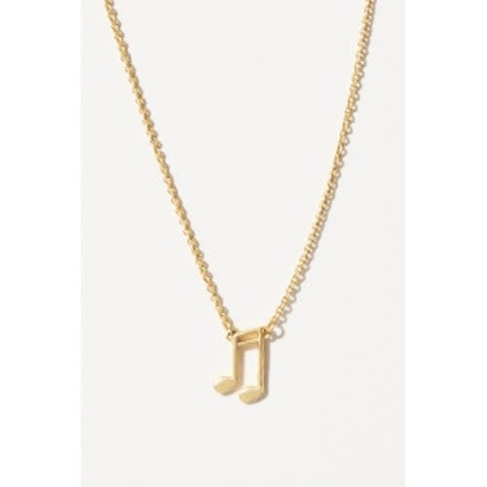 Spartina SLV Necklace 18” Music Lover/Note