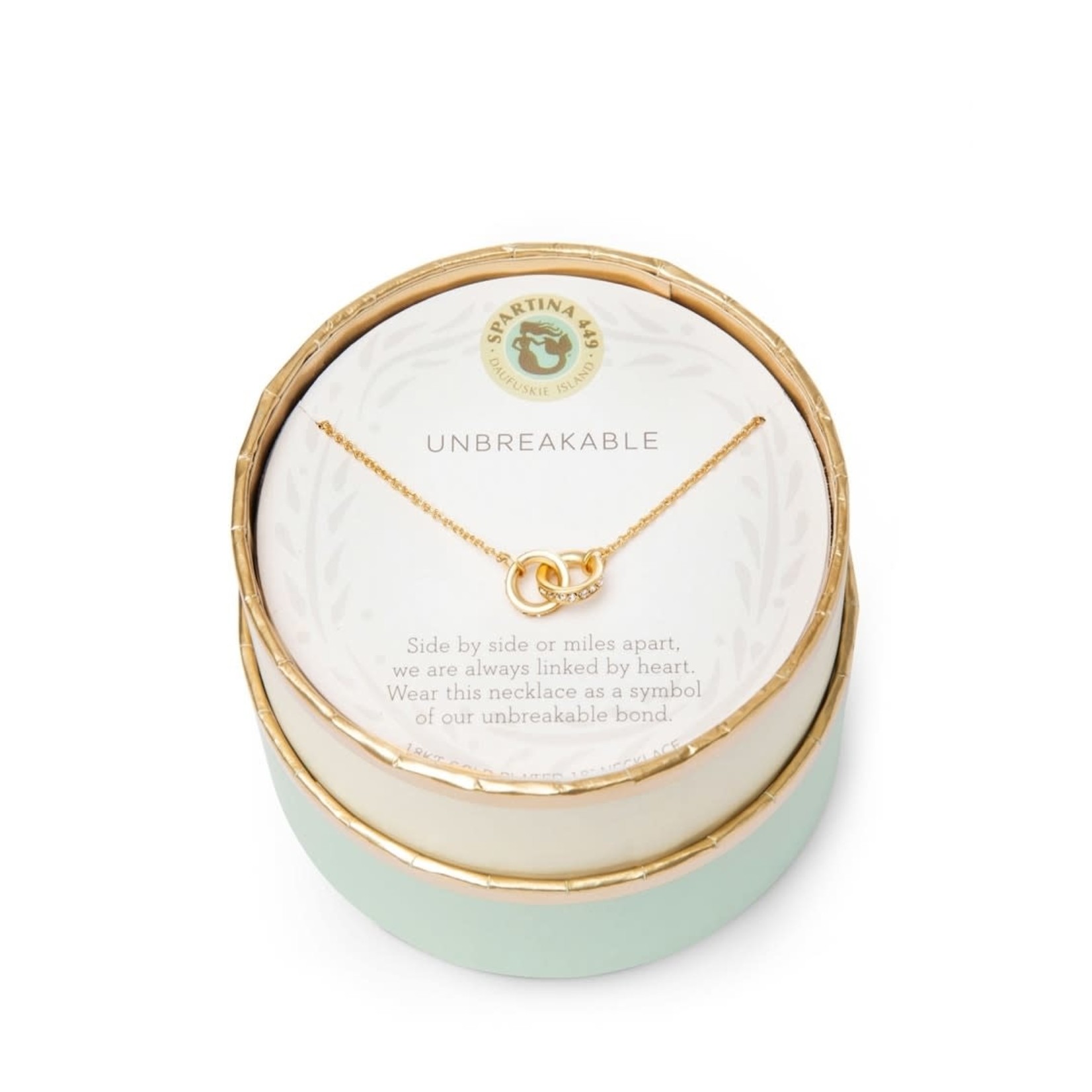 Spartina Sea La Vie Necklace 18"  Unbreakable/Double Rings